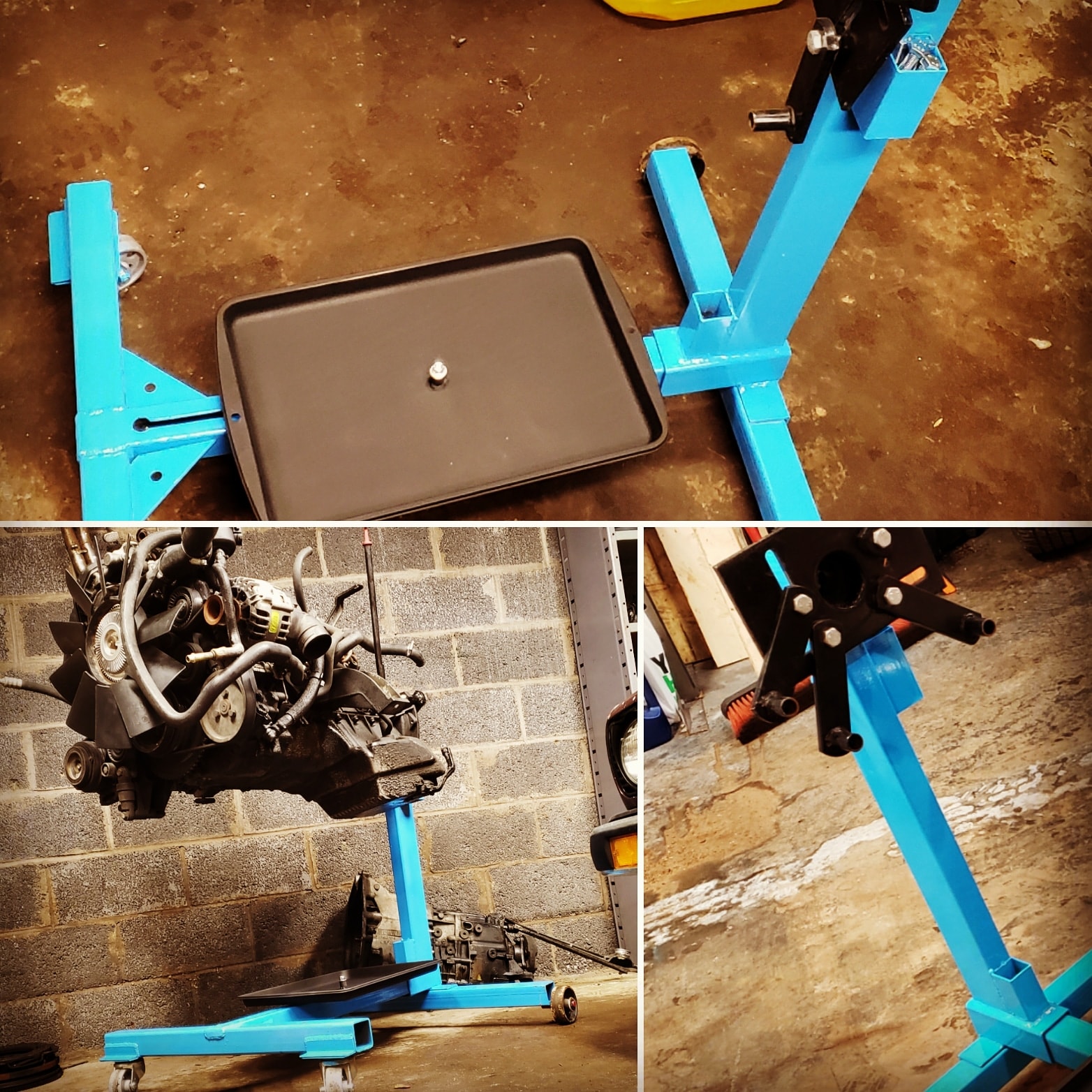 Dad Mods - We modified a cheap engine stand from Harbor...