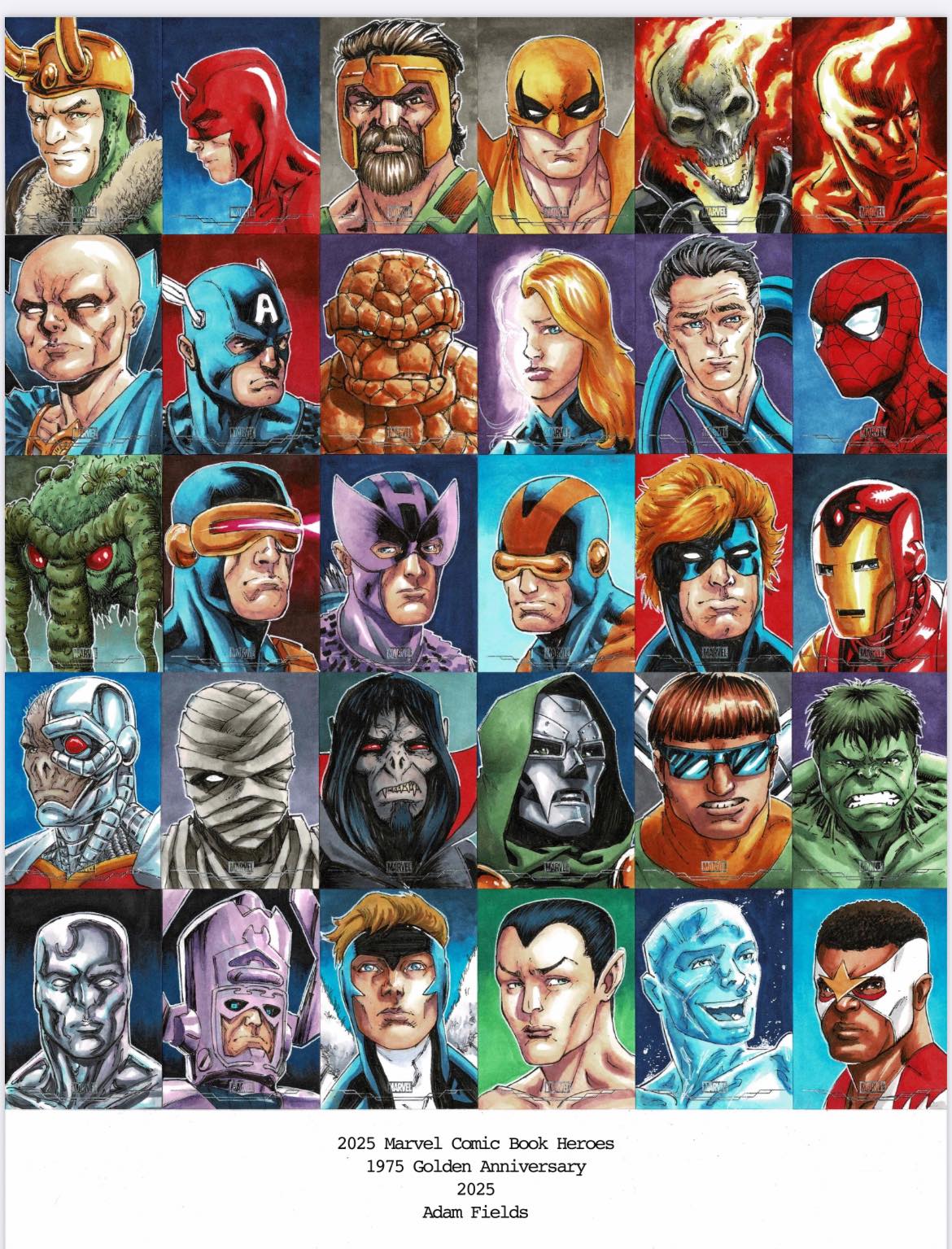 FIRST LOOK: 1/1 hand drawn Marvel sketch cards are arriving in