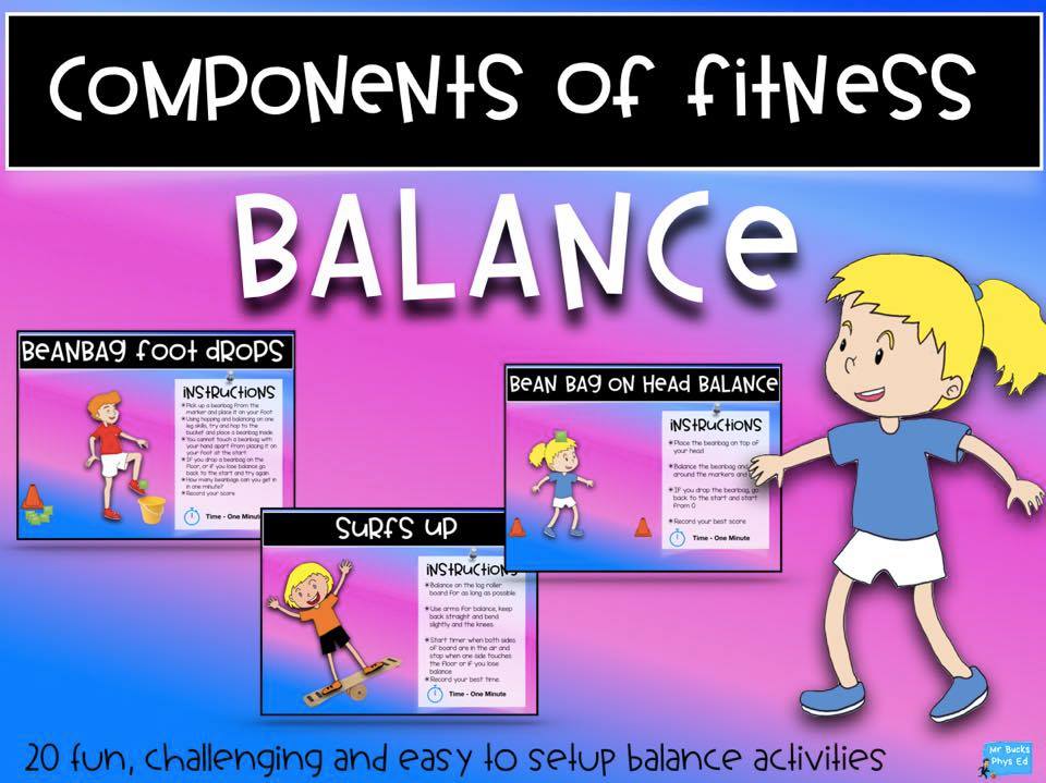 New Components of Fitness Task Cards -... - Mr Bucks Phys Ed