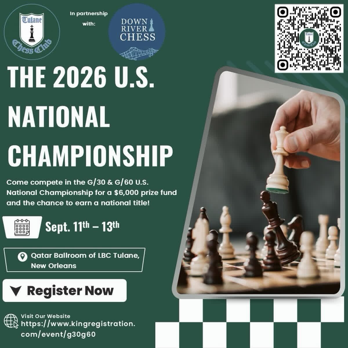Downriver Chess Club of New Orleans | New Orleans LA