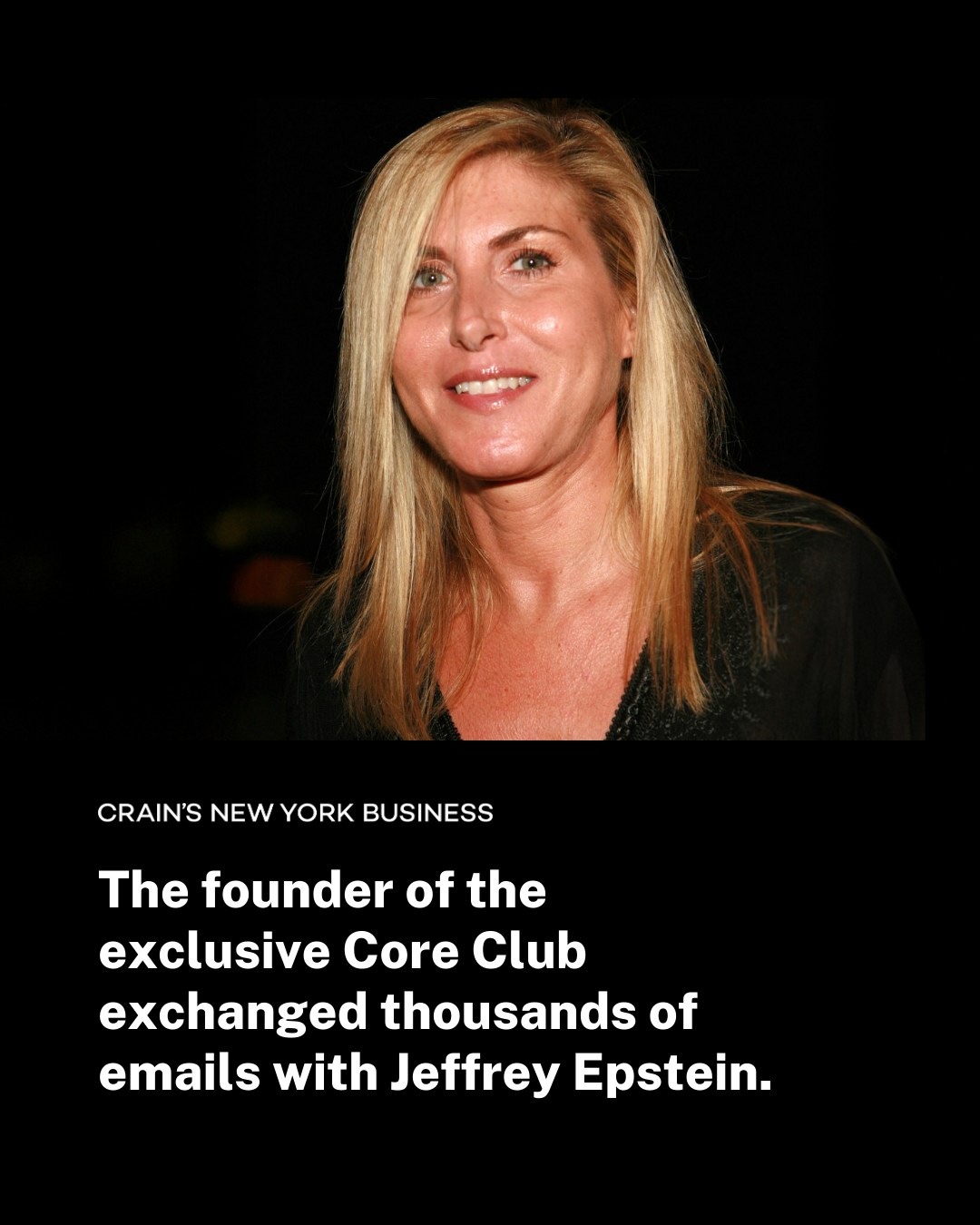 The founder of the elite Core... - Crain's New York Business | Facebook