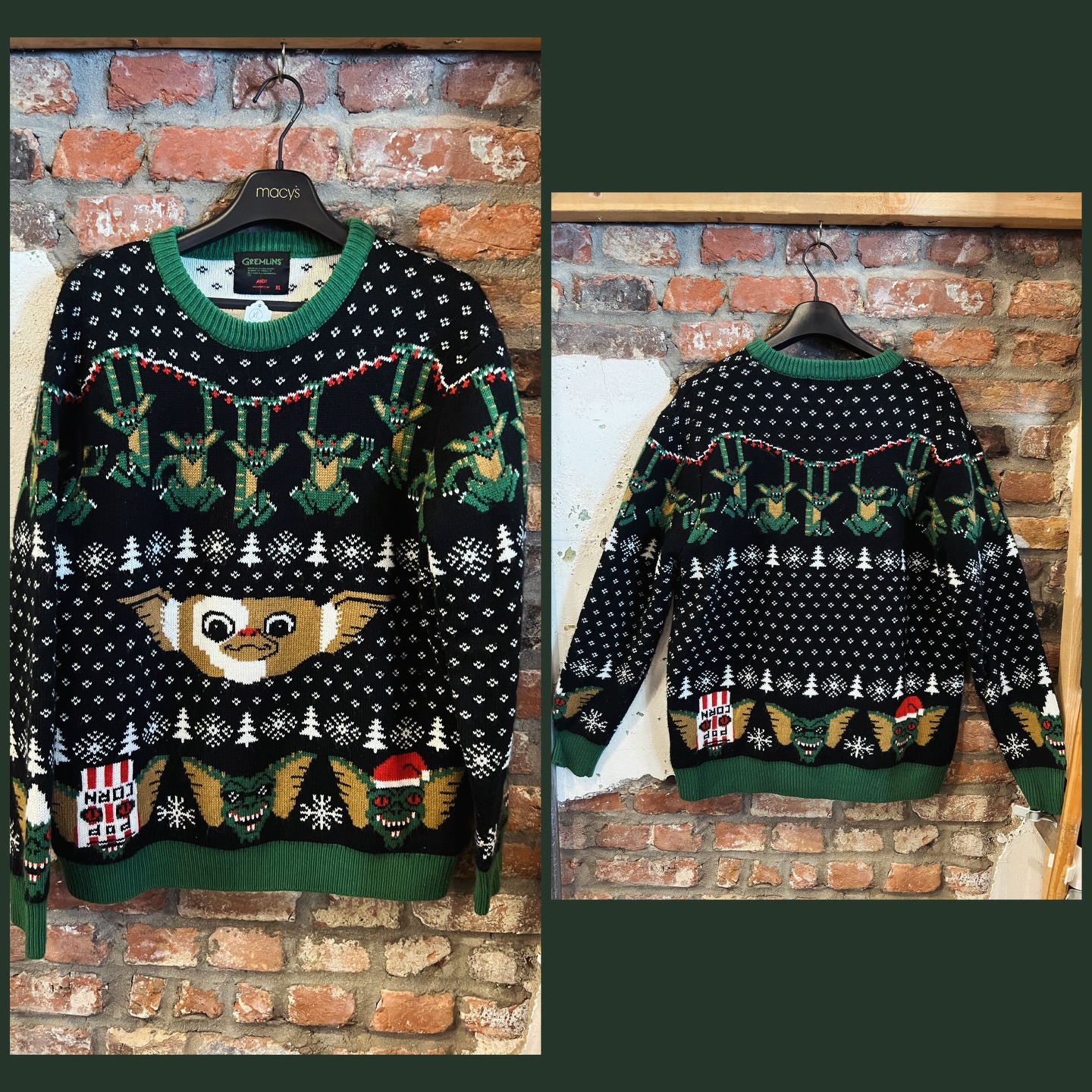 Awesome XL Mondo Gremlins sweater! Great shape. $40 #gremlins 