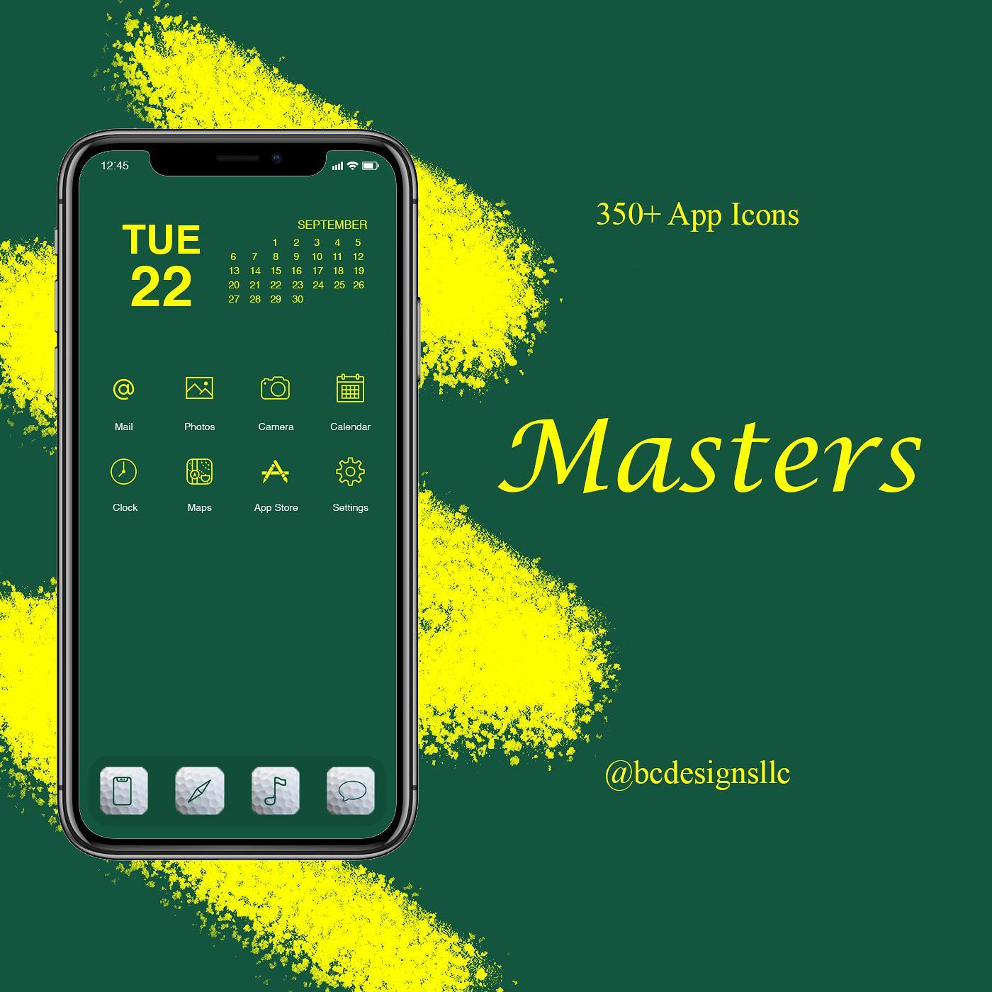 BC Designs LLC - ⛳️ Masters App Icons ⛳️ . . 🚨 Only $5 for a clean and ...