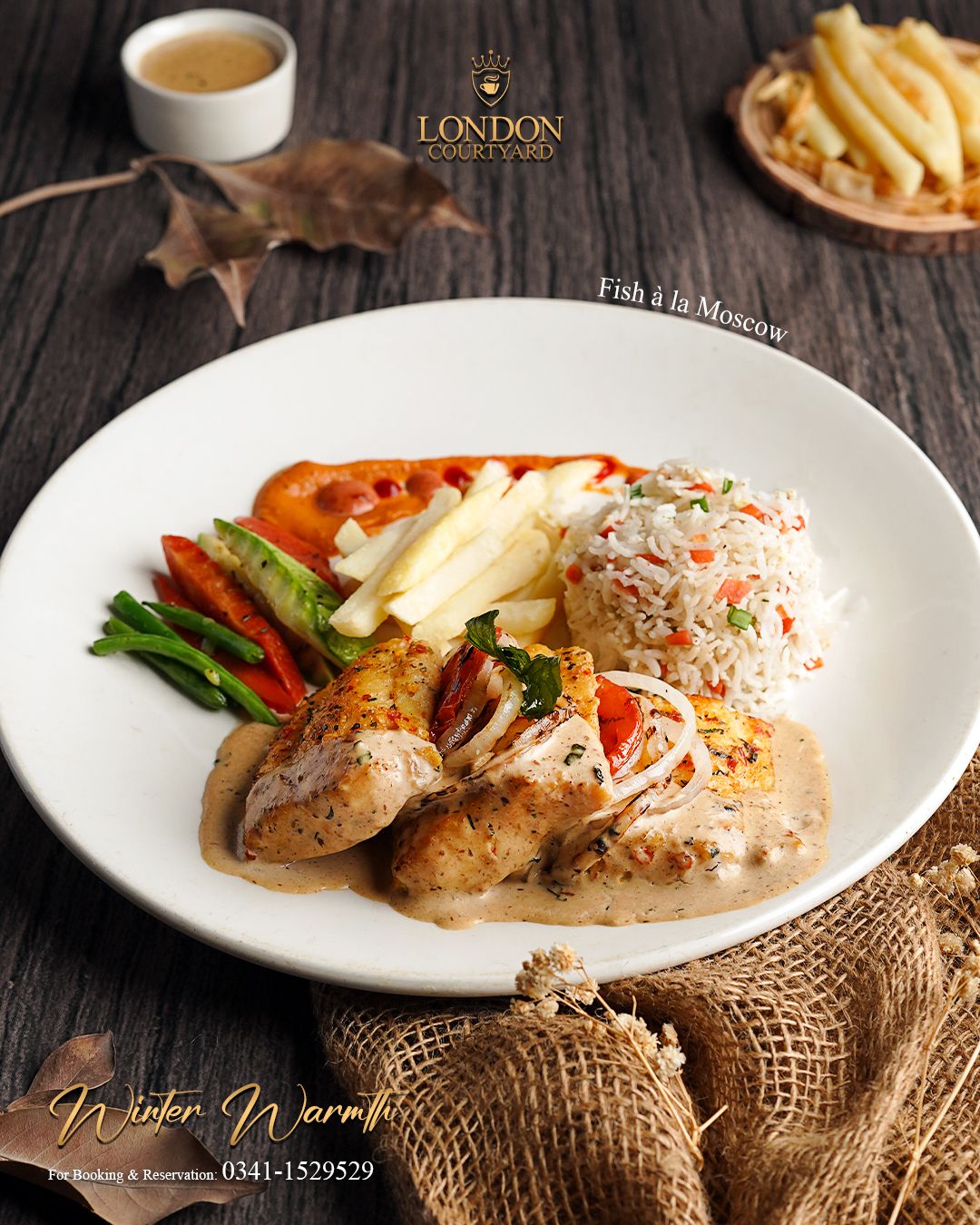 London - Creamy, comforting, and perfect for winter.🤩 Tender fish ...