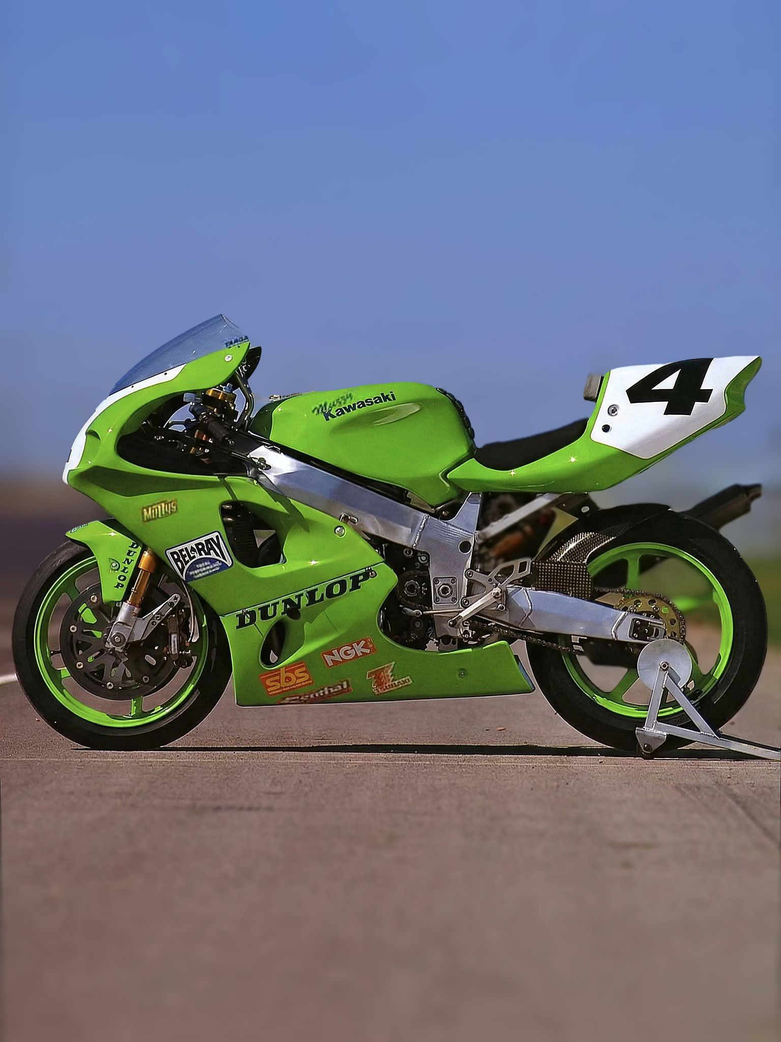 Anthony Gobert's 1996 Kawasaki Ninja ZX-7RR WSBK bike