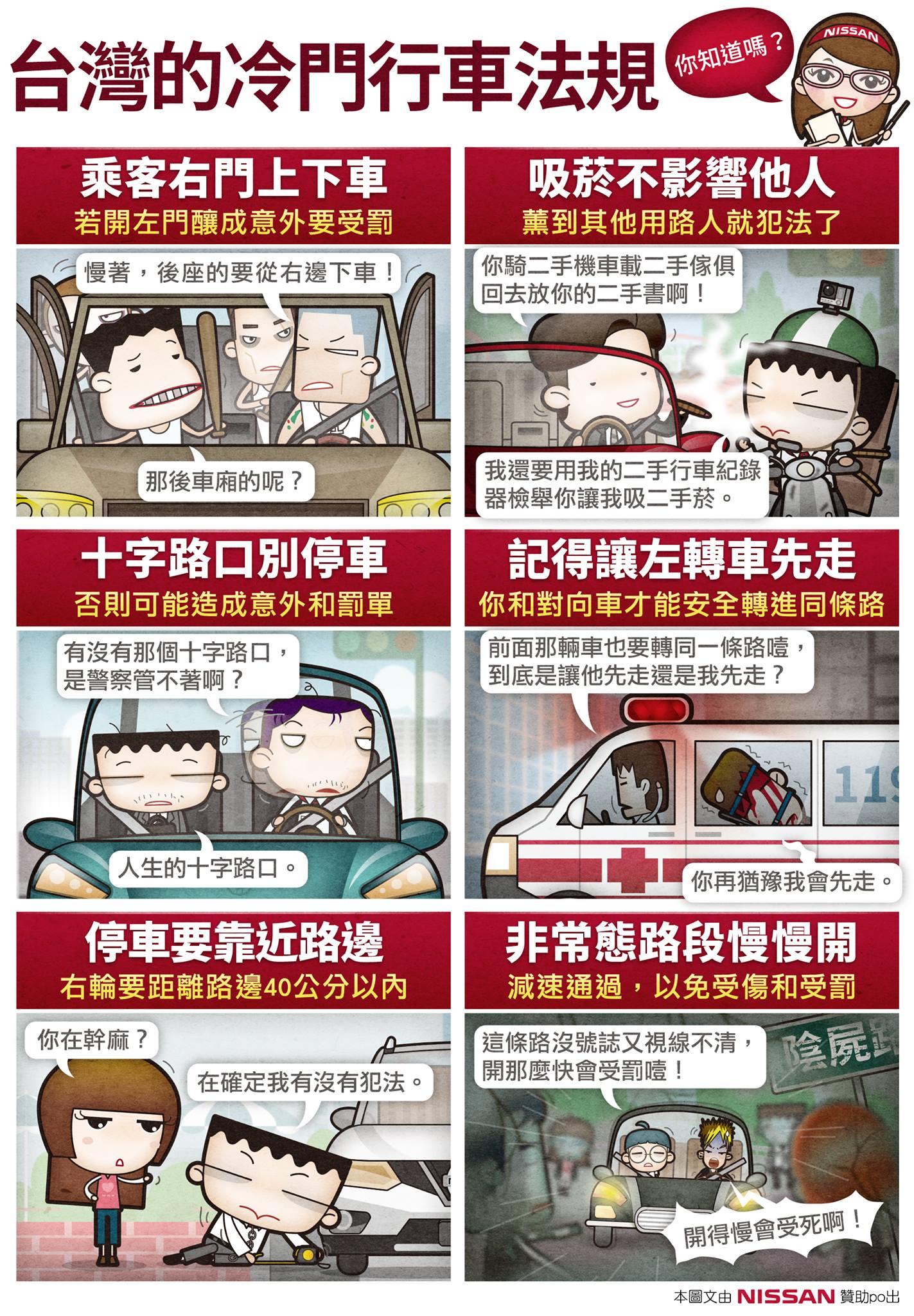 樂客導航王 NaviKing - 冷門的行車法規， 問了同事最有感是開窗抽菸這條 o_O