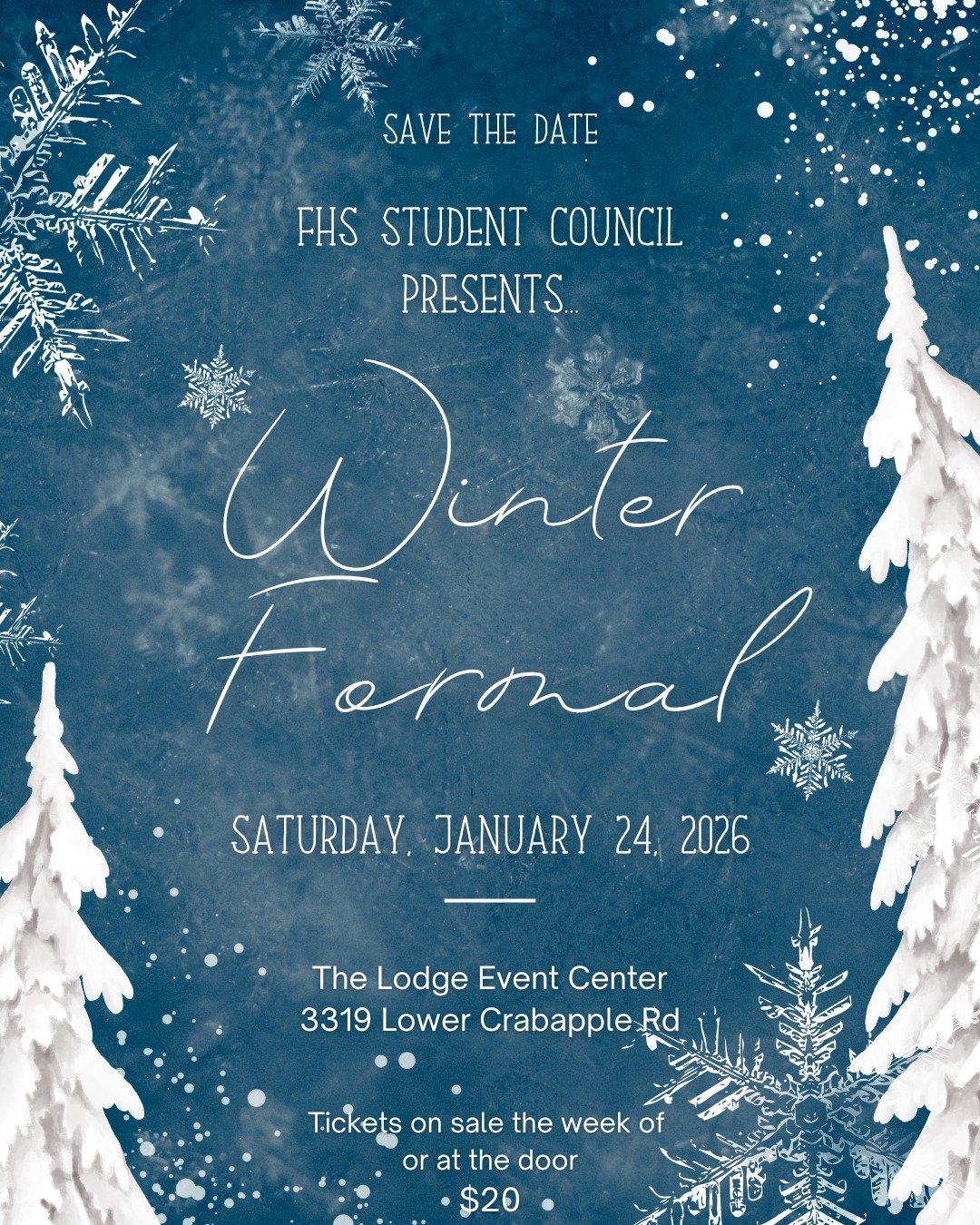 Fredericksburg - #FHSBillies ️ Winter Formal is coming! See flyer for ...