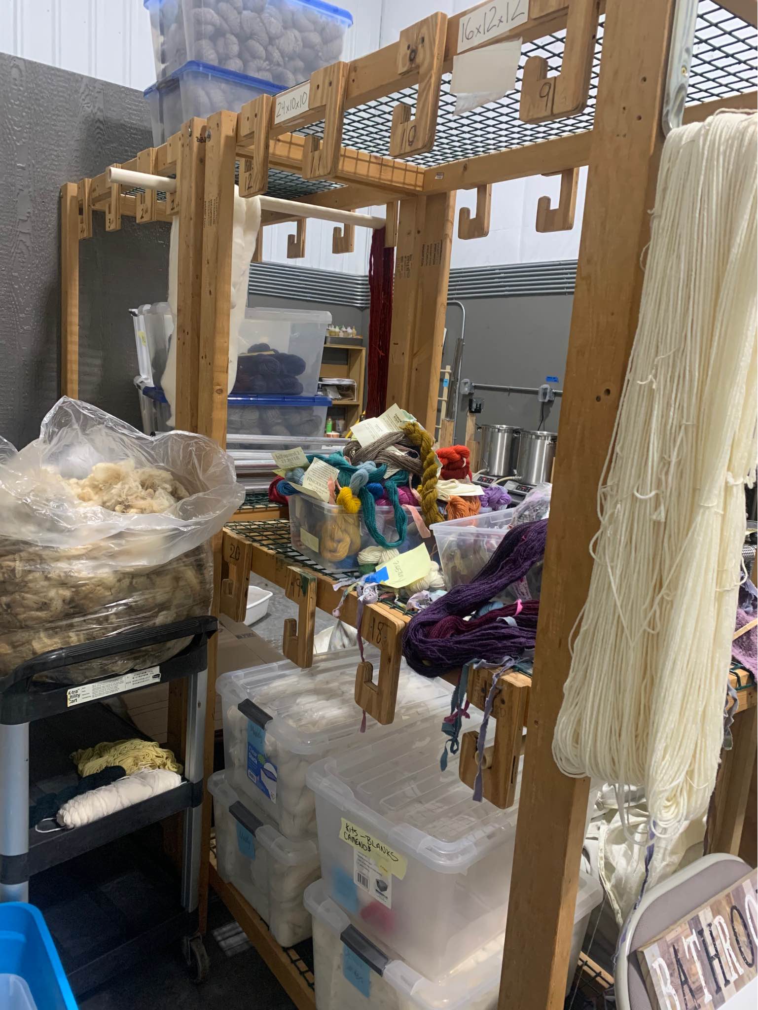 Two Large Yarn Drying Racks - Avail 3/31 - Needlecrafts & Yarn - Lacey ...