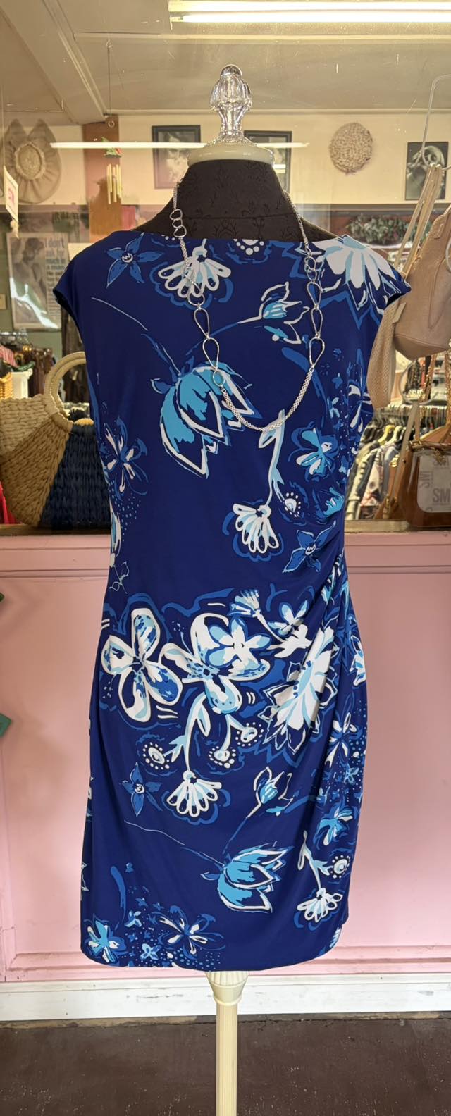 chaps blue floral dress The Lisianthus Dress in Provencal Blue Floral 12 / Provencal Blue Floral