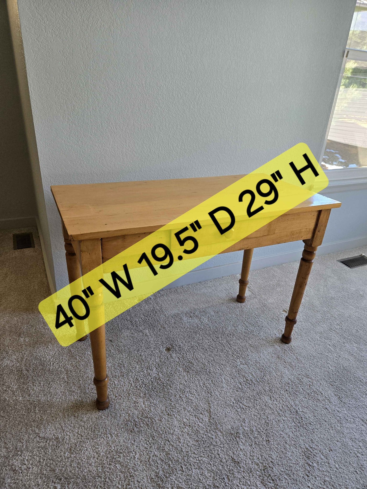 Small Solid Maple Library Desk ~ 50's Vintage! - Desks - Denver ...
