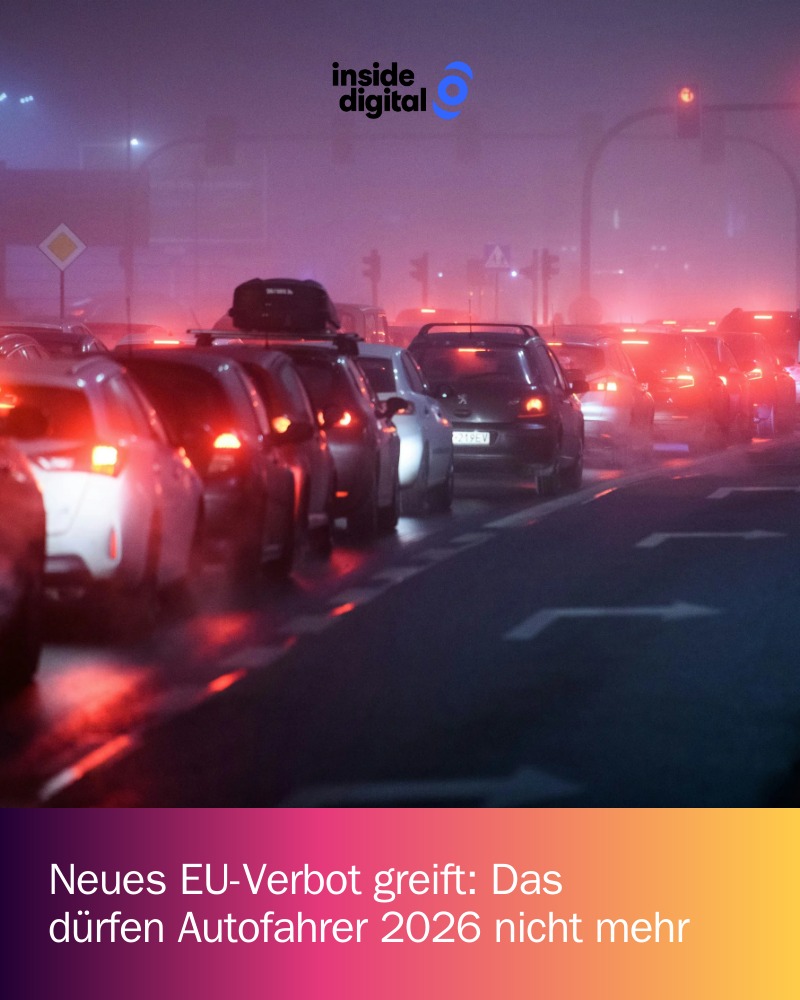 inside - Im Jahr 2026 tritt ein EU-Verbot in Kraft, das Autofahrern ...