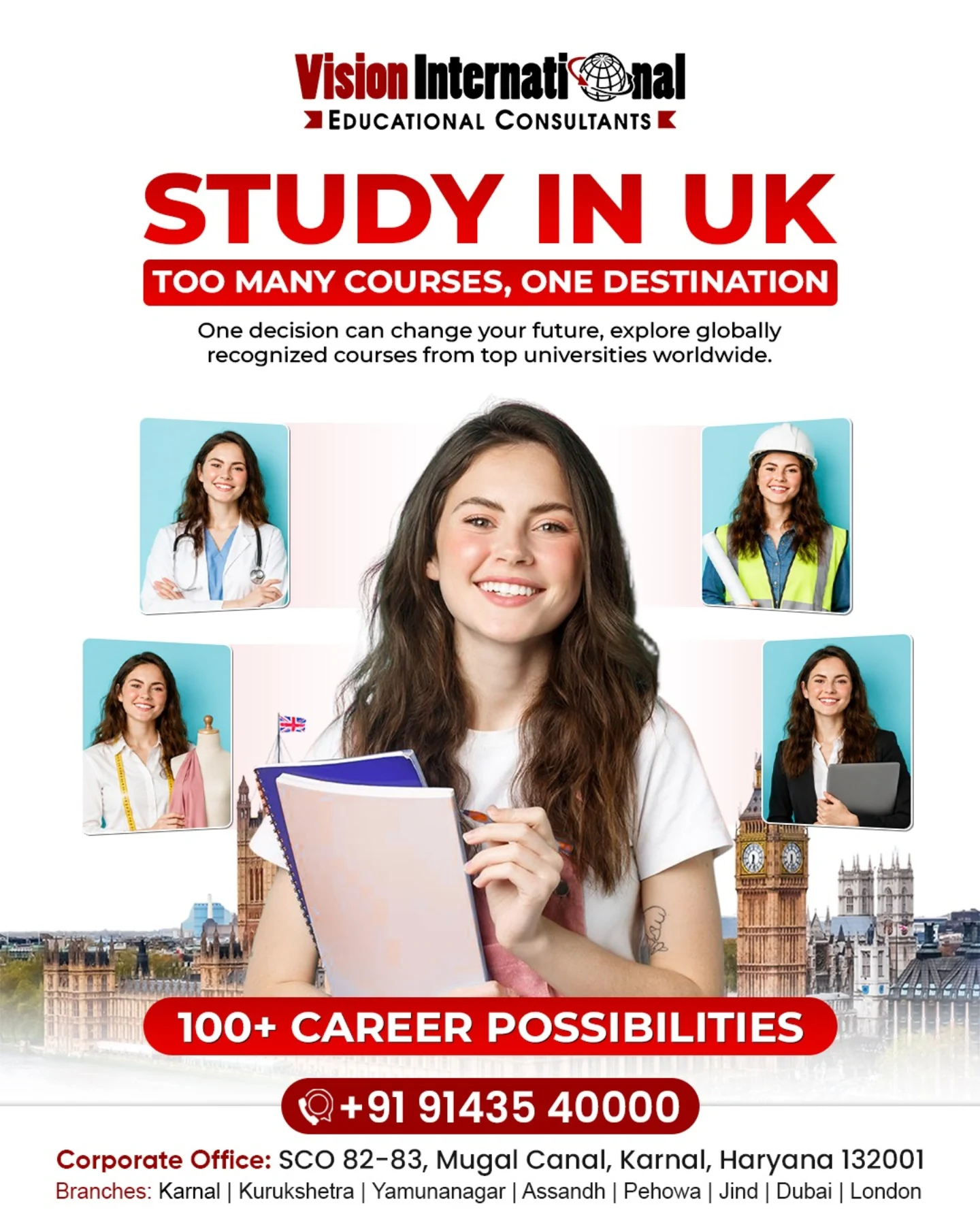 From healthcare and engineering to fashion and business, explore