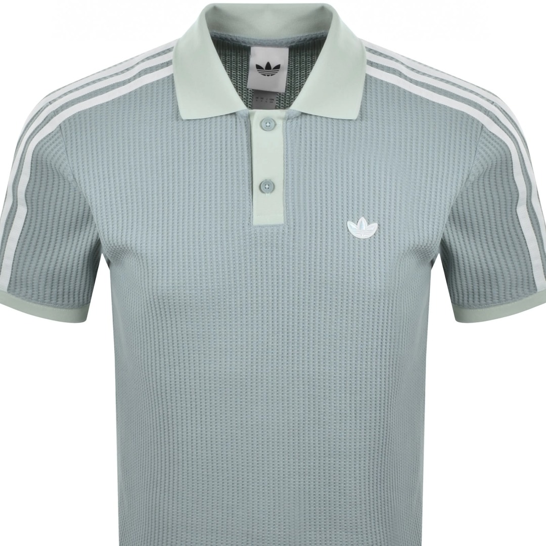 The New adidas Originals Waffle Knit polo is available with a new