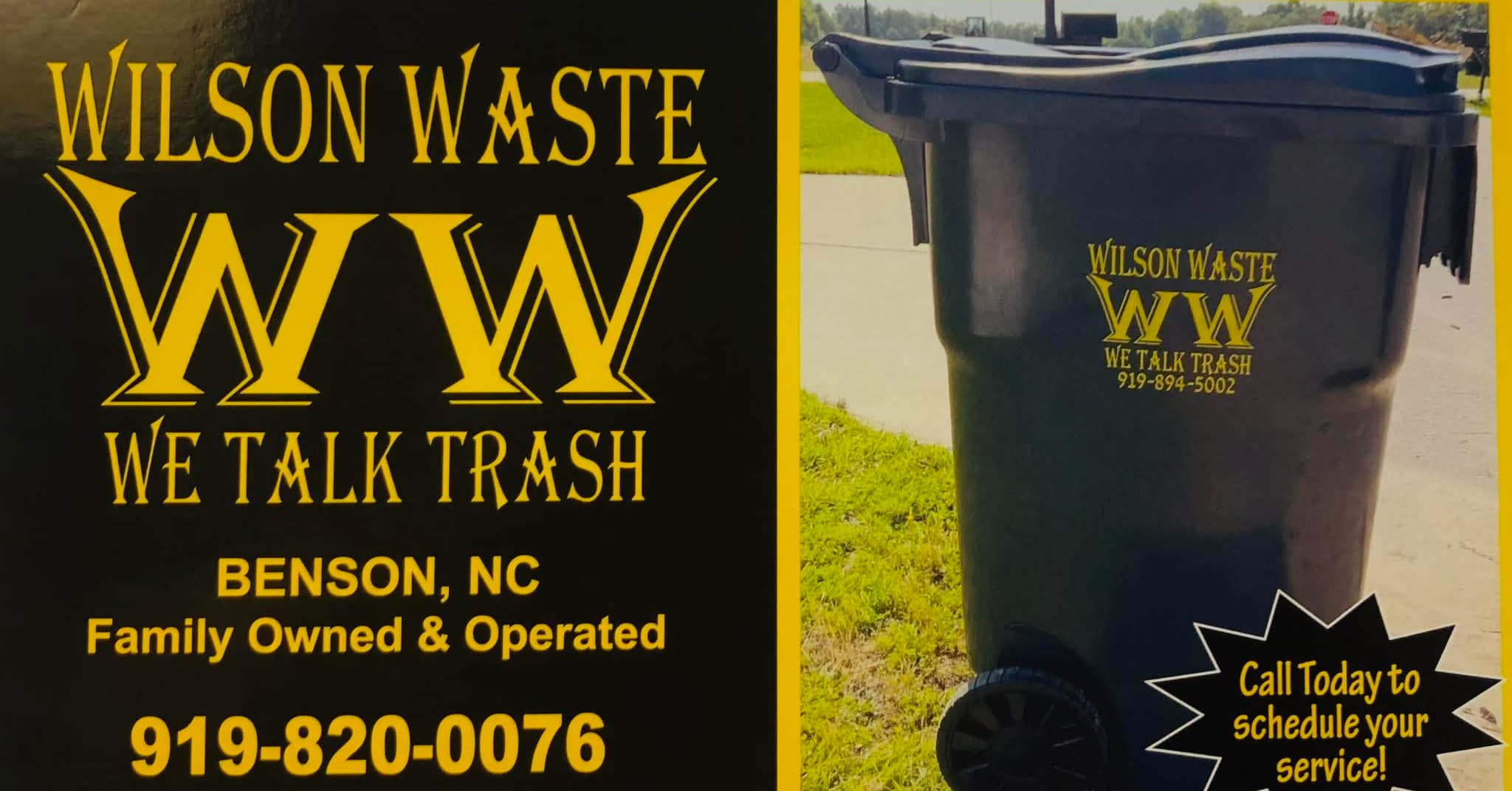 Wilson Waste Sanitation Service | Benson NC