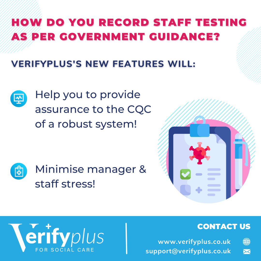 Verify Plus App - How do you record staff testing as per...