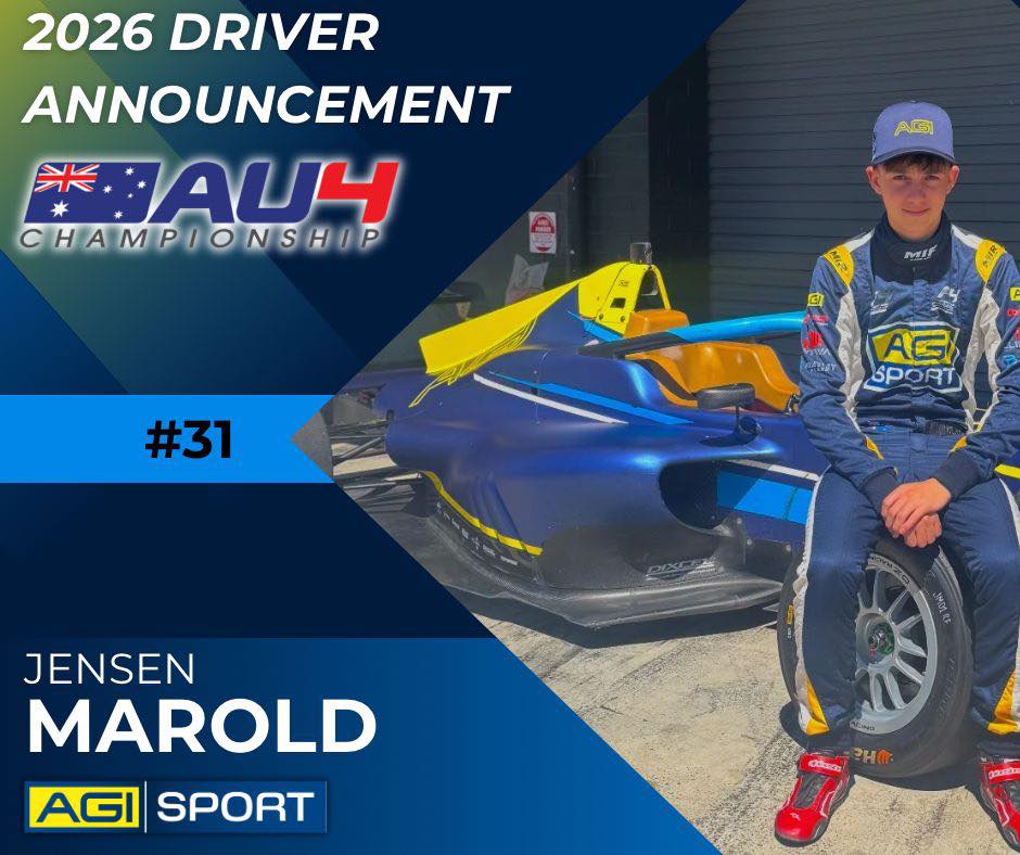 AGI Sport - 2026 AU4 CHAMPIONSHIP DRIVER ANNOUNCEMENT!... | Facebook