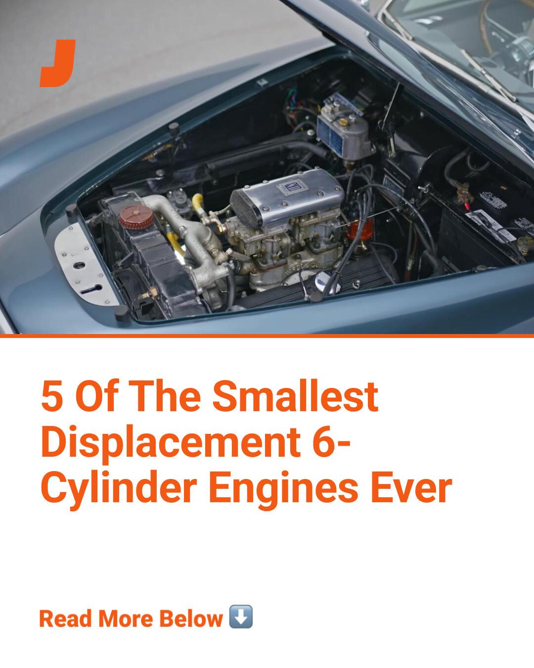 Tiny six-cylinder engines include the Lancia Aurelia's V6 and