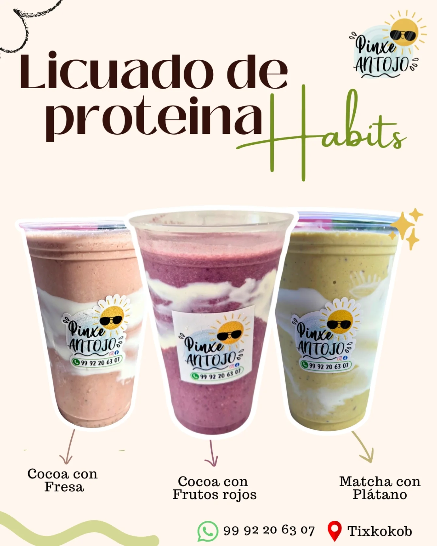 Pinxe Antojo - ¡Llegaron nuestros licuados con proteína... | Facebook