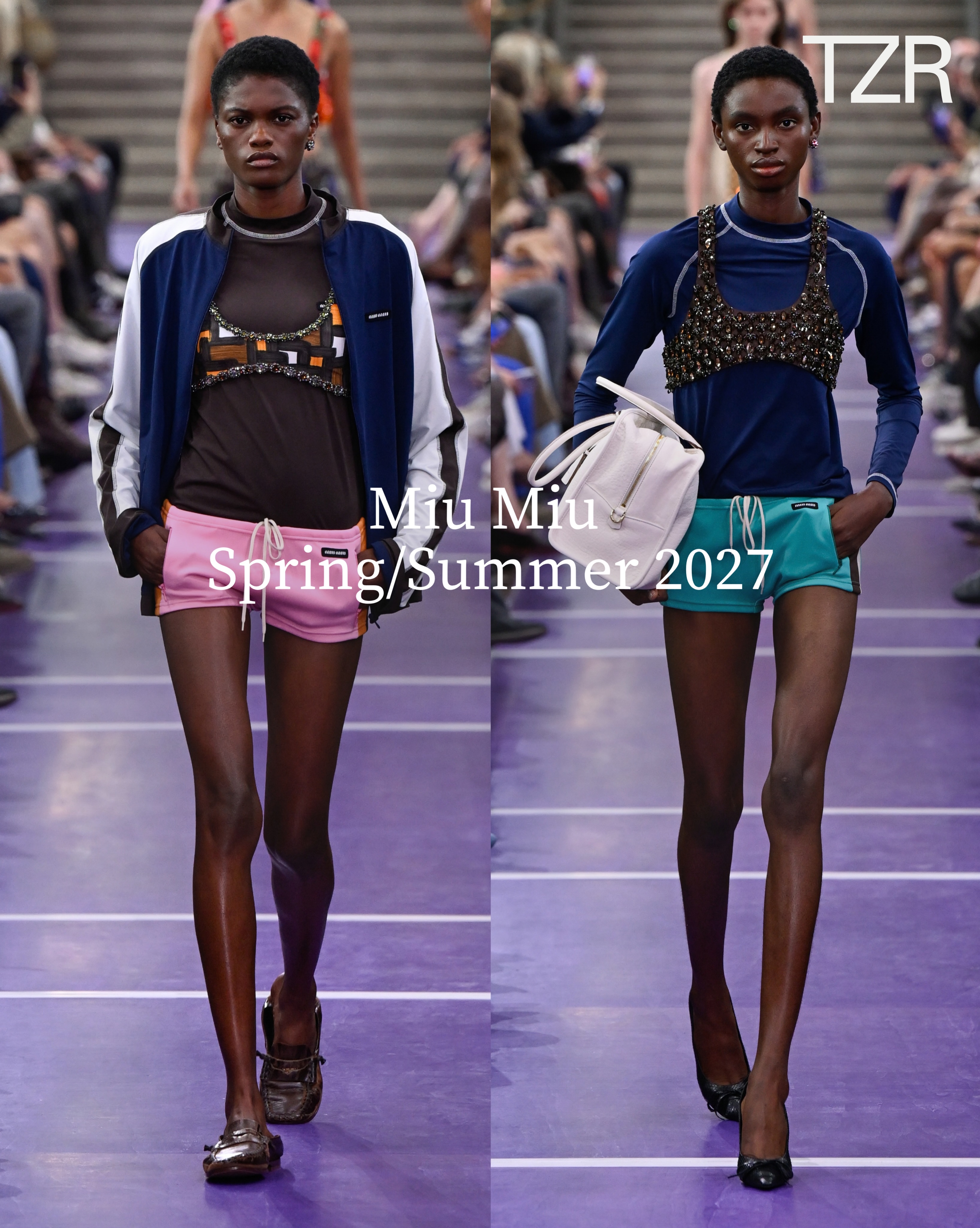 The Miu Miu Spring/Summer 2027 show was a star-studded affair