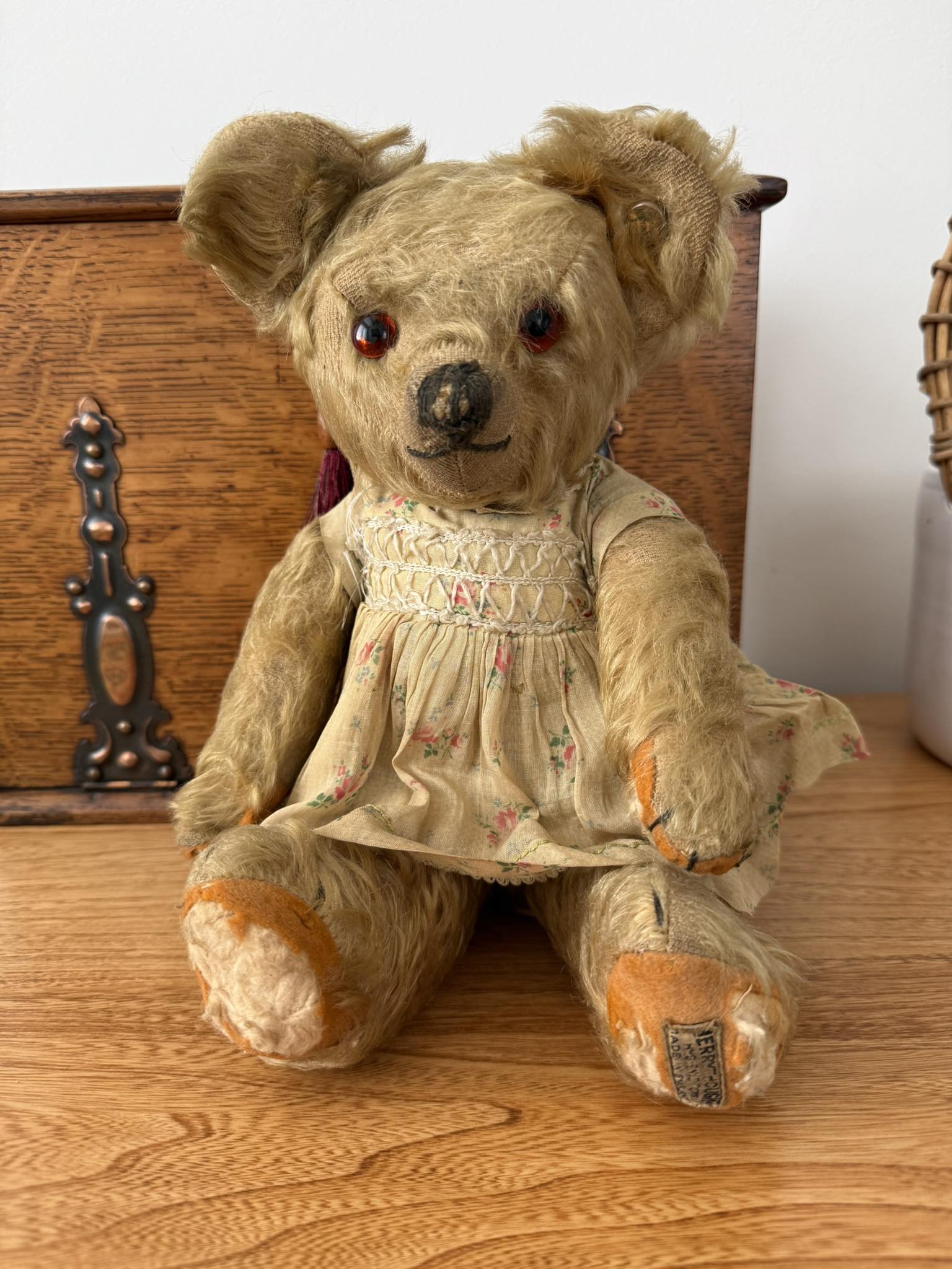 Merrythought teddy bear from 1950s