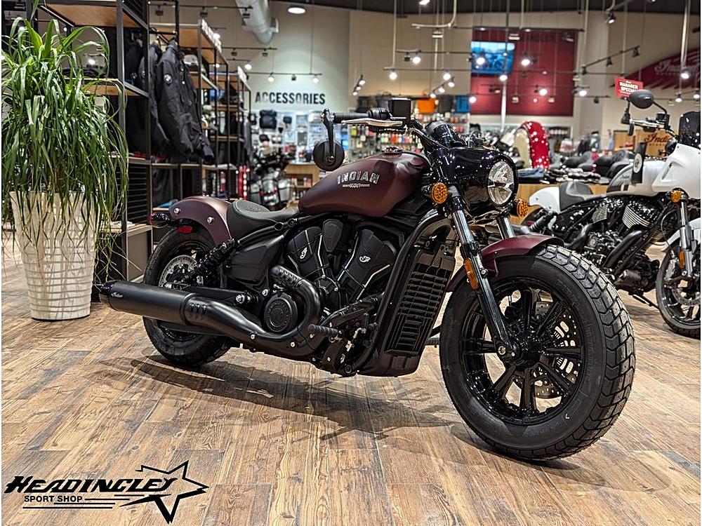 2026 Indian Motorcycle Scout Bobber / Maroon Metallic Smoke - $18,698