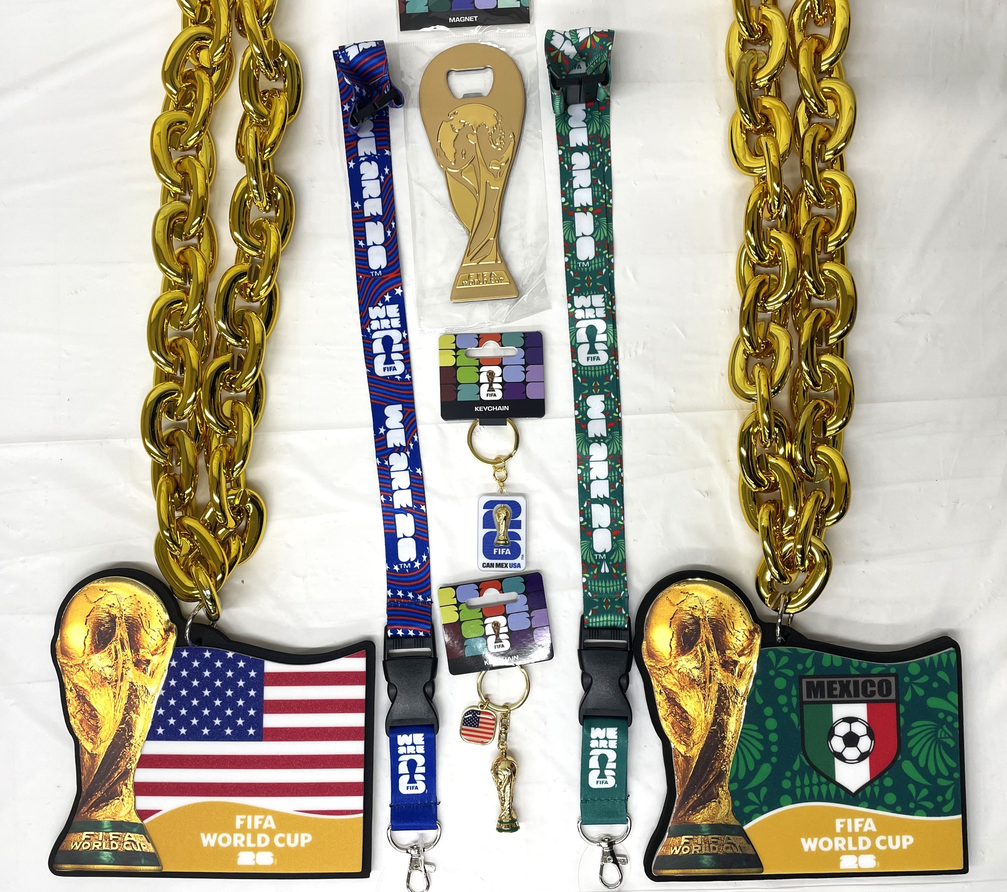 FIFA WORLD CUP 26 メタルチェーン OFFICIALLY LICENSED FIFA WORLD