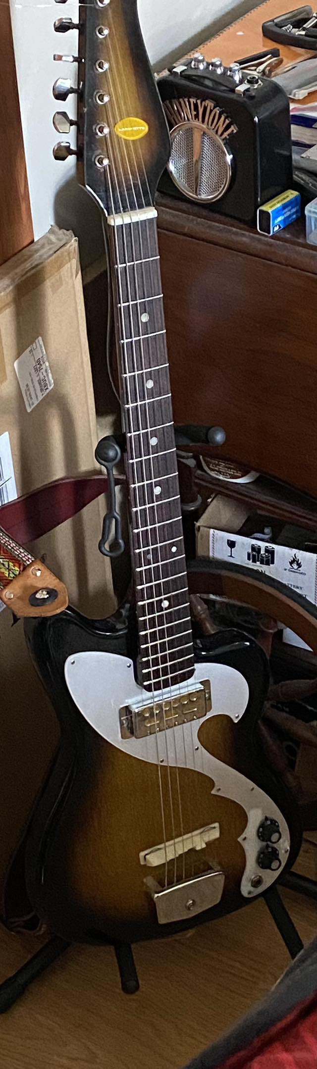 希少！1960s ZEN-ON ES-80T系 3PU Gold Foil What is the model and value of a Zen-On guitar?