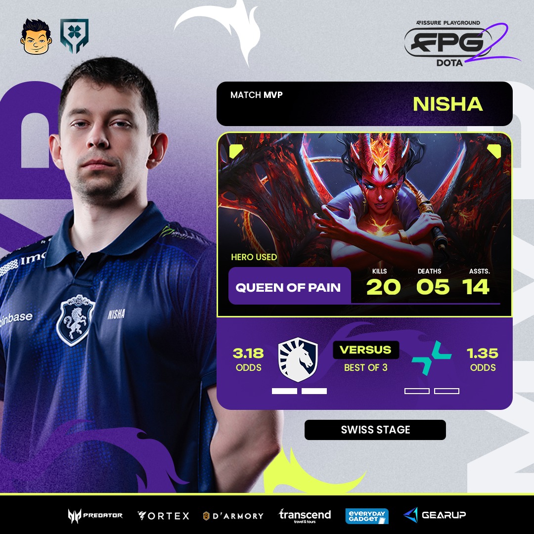 KuyaNic - Back to back MVP for Nisha! Team Liquid locks in... | Facebook