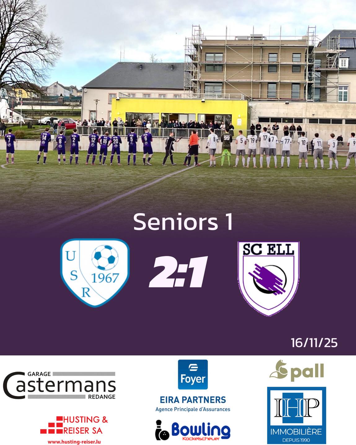 Sporting - Seniors 1 News 💜 --------------------- Eis Seniors 1 hun ...
