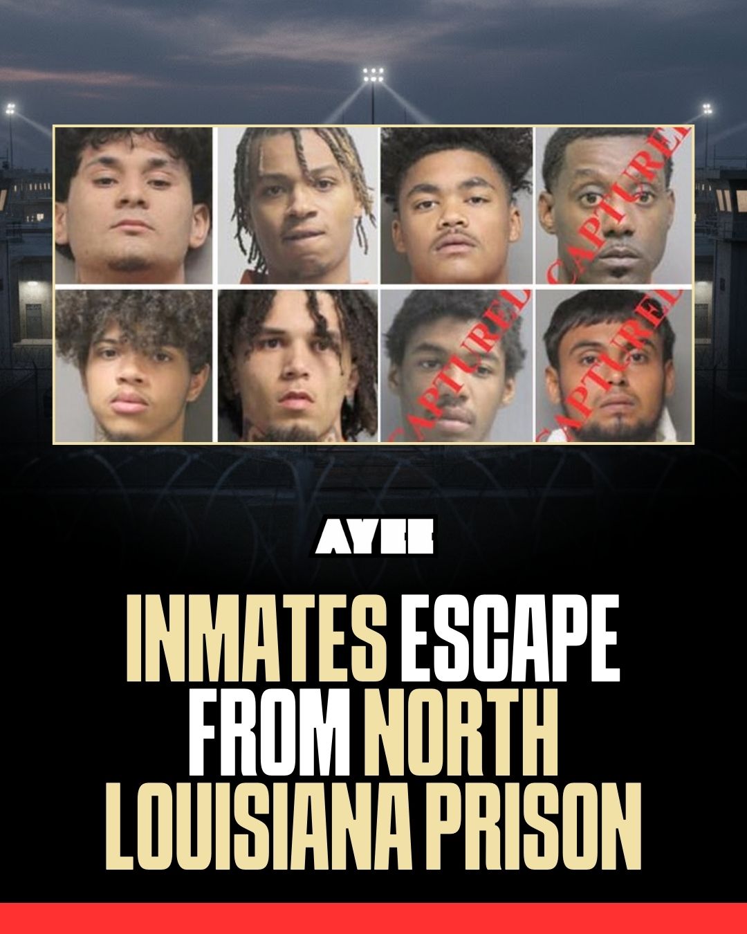 Angela - 😳 Again?! Eight inmates escaped from a Louisiana prison ...