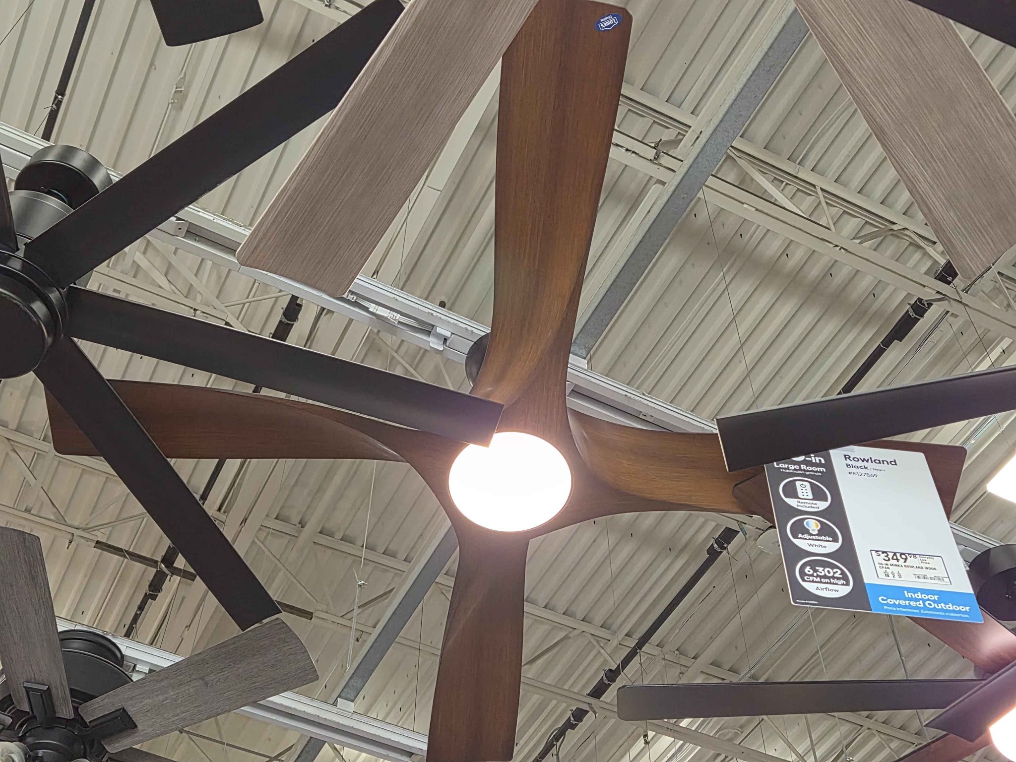 Minka Rowland 56-in Indoor/Outdoor Ceiling Fan With LED Light & Remote ...
