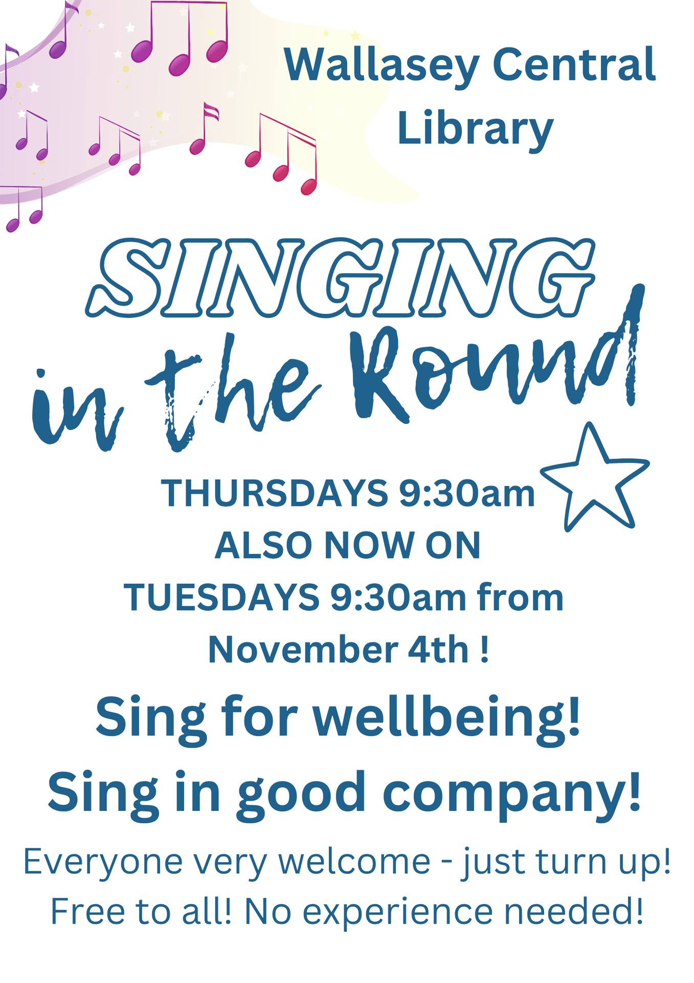 🎶 Too busy to sing on a Thursday... - Wirral Libraries | Facebook