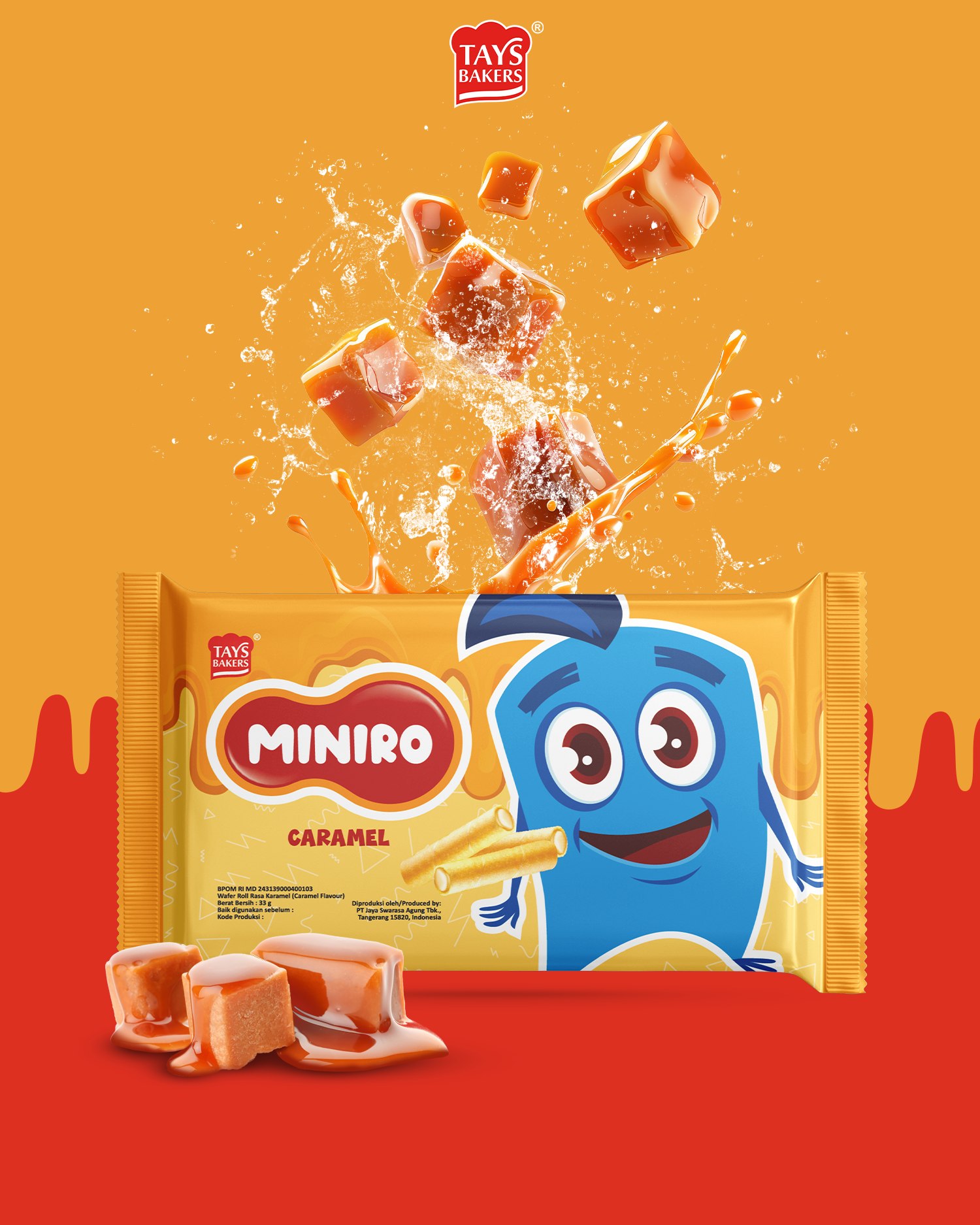 Tays - Manis, renyah, bikin nagih! Miniro Caramel hadir dengan caramel ...