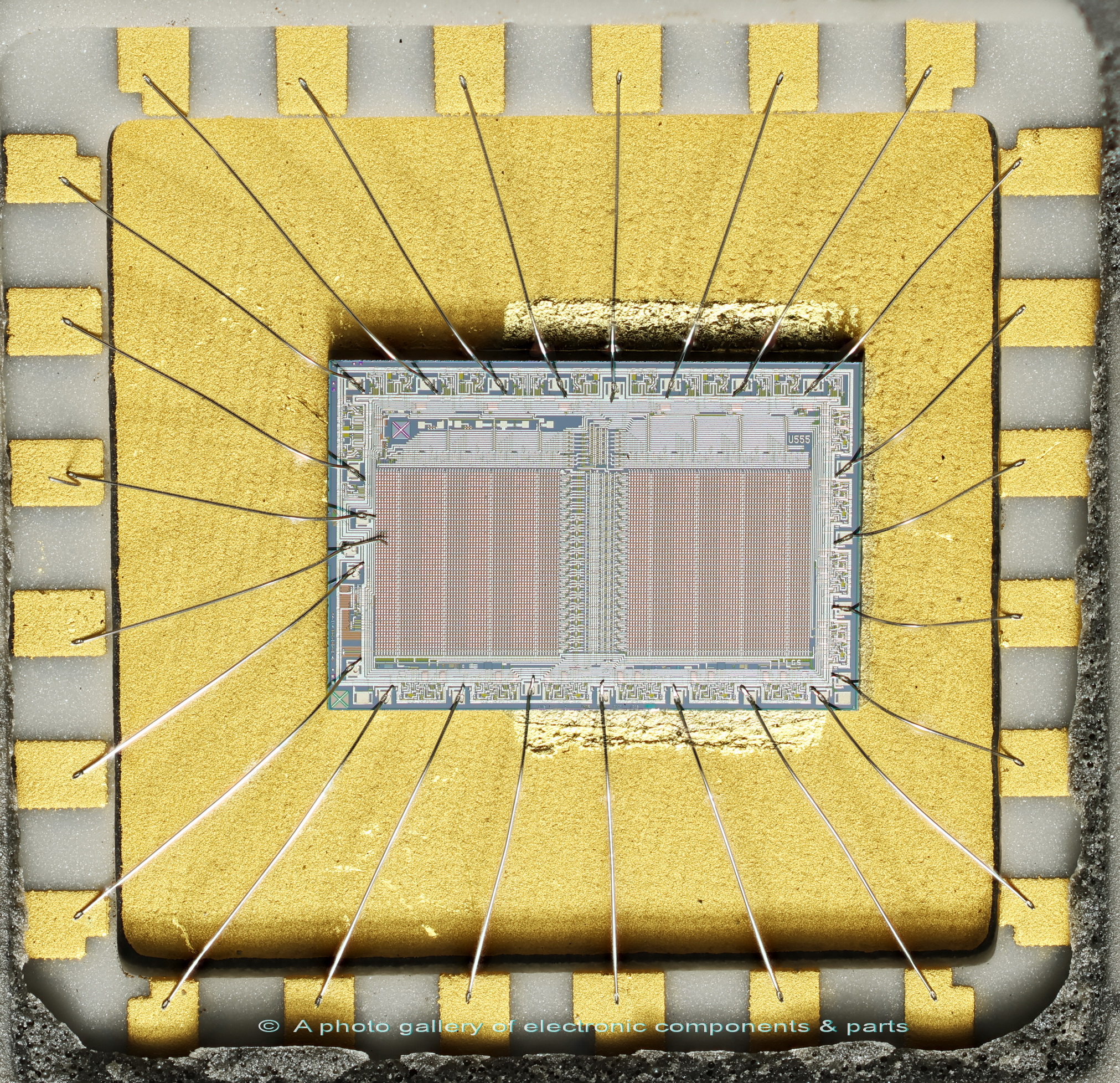 NEC D27C256D-20 UV erasable PROM from 1985