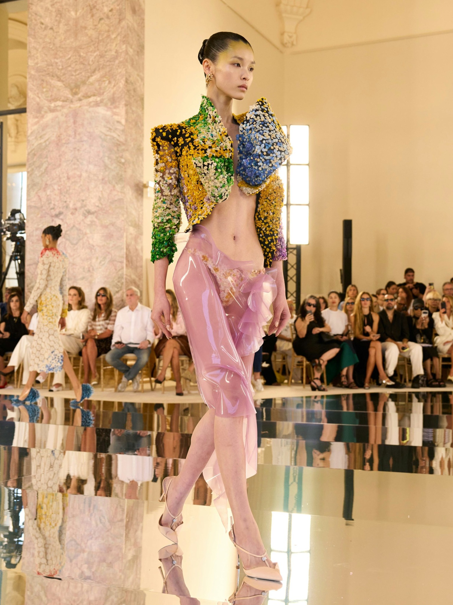 Designer Daniel Roseberry sculpted latex, lumps, and spiky horns