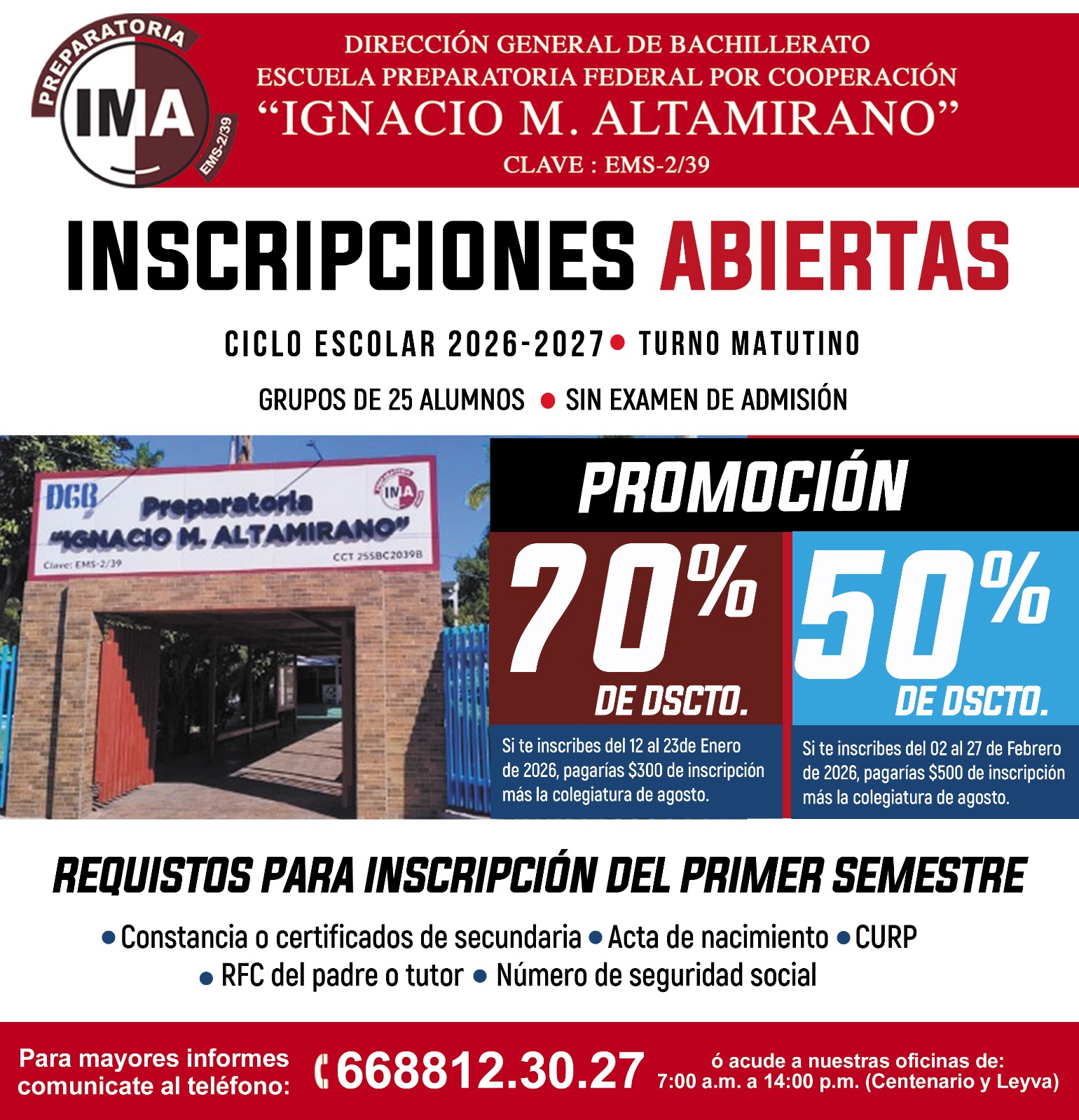 Perfiles - Las inscripciones para el ciclo escolar 2026-2027 en la ...
