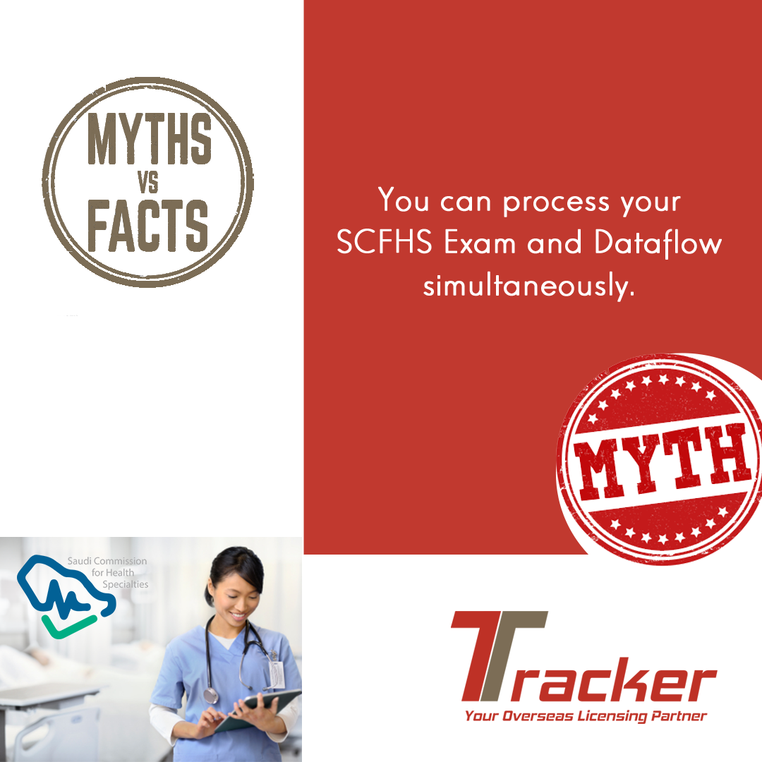 Tracker - MYTH OR FACT: You can process your SCFHS Exam... | Facebook