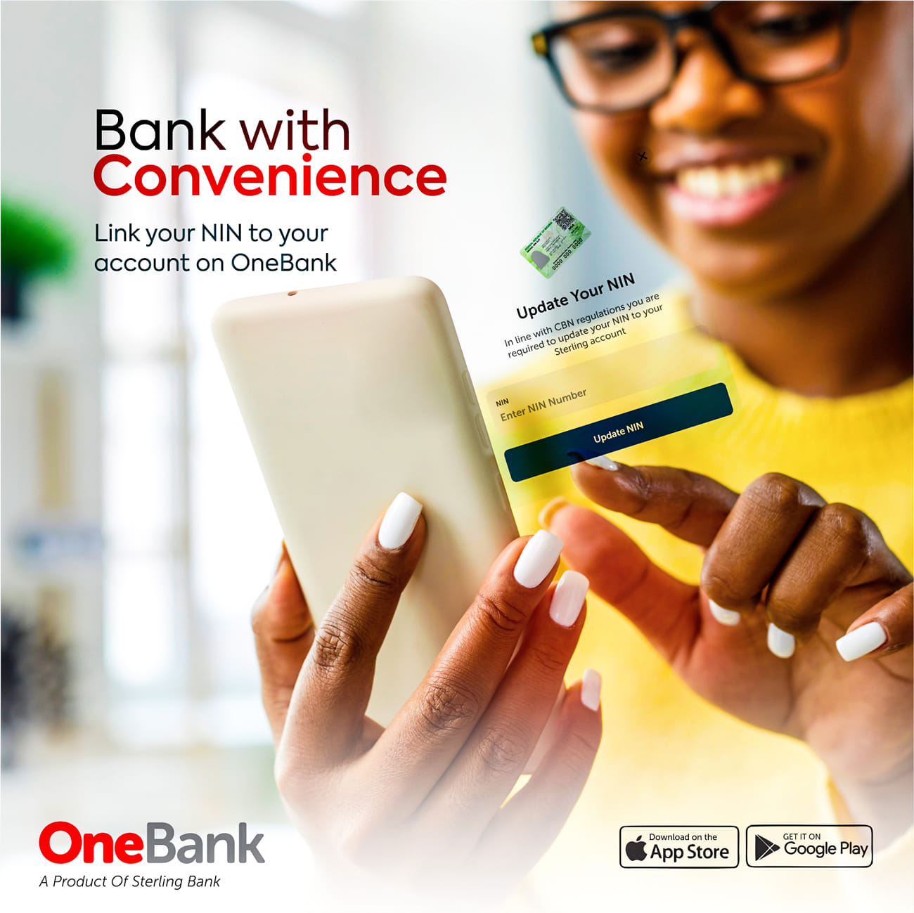 OneBank - Link Your NIN To Your Account On OneBank Here's How: 1 ...