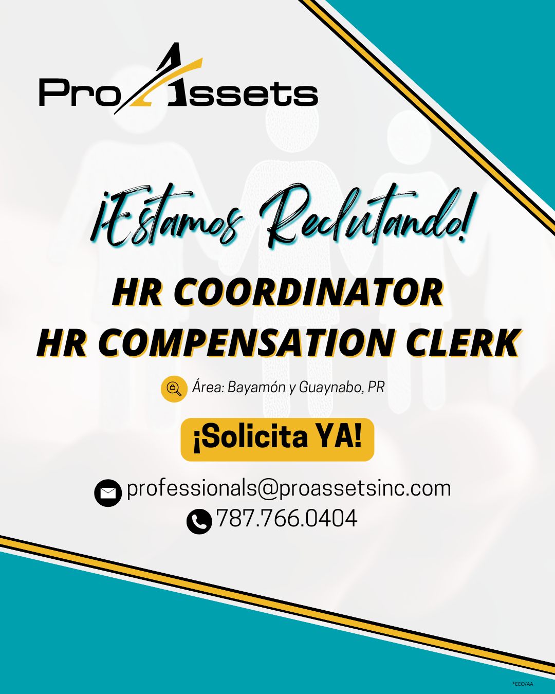 ProAssets - 📌 ¡Nueva plazas disponibles esta semana! 👉 HR Coordinator 👉 ...