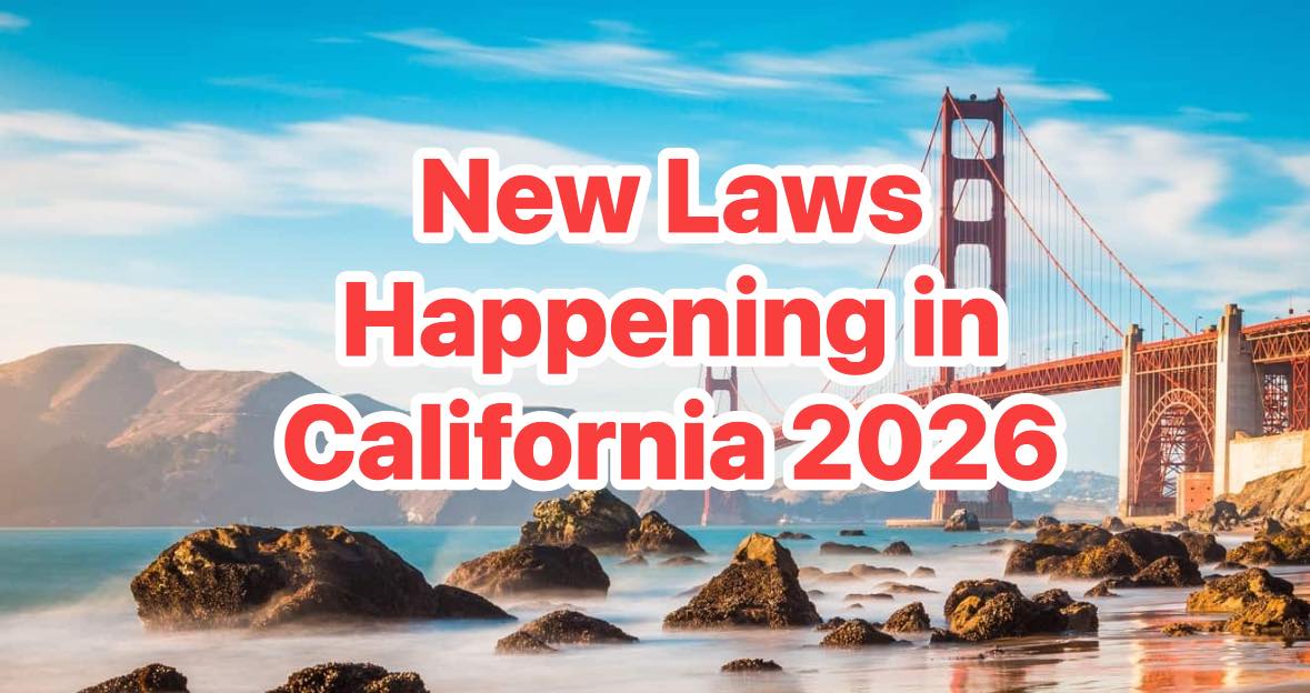 Carmen - 🚨 NEW CALIFORNIA LAWS COMING IN 2026 🚨 Starting January 1 ...