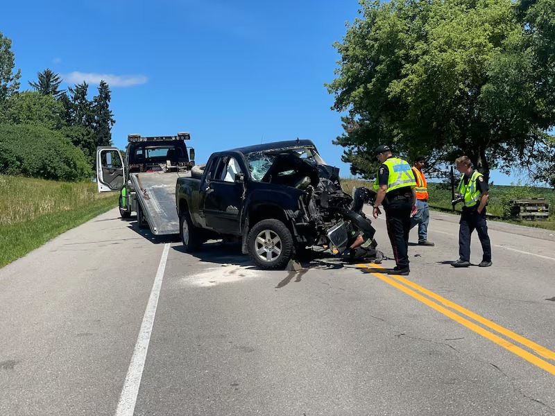 Truck - Driver killed after pickup truck crashes into tree near St ...