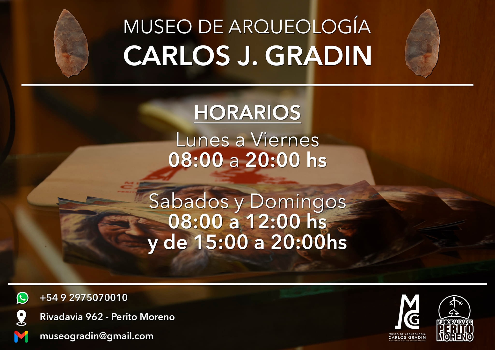 Horarios de atención ⏰ - Museo de Arqueología Carlos Gradin | Facebook