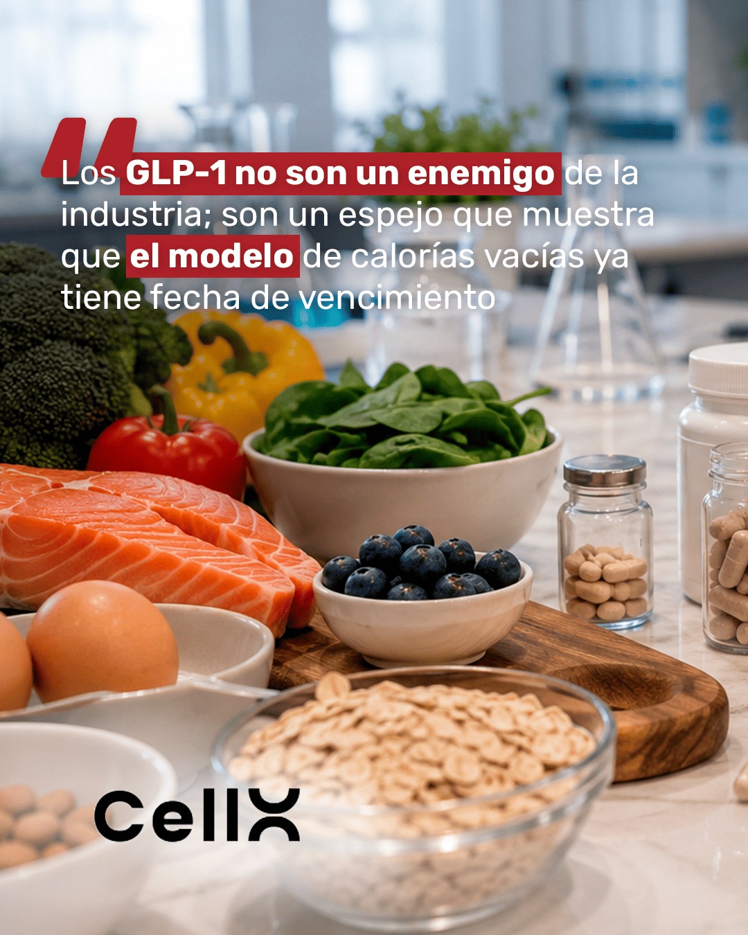 💉🍽️Los GLP-1 ya están transformando la industria alimentaria. En esta entrevista con Hagen Weiss, director de CellX, se analiza cómo el auge de los GLP-1 está transformando los hábitos de consumo y