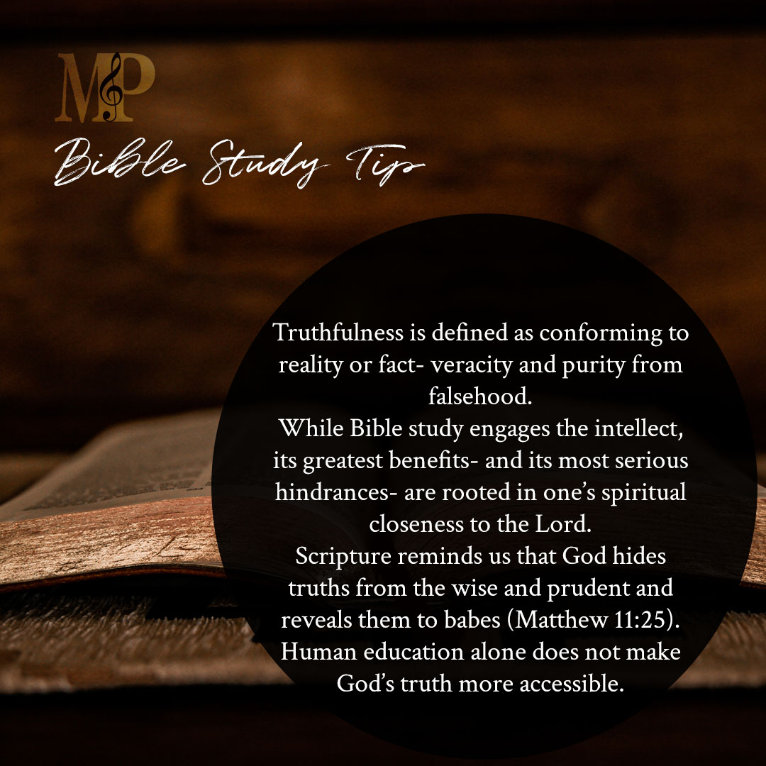 Melody - Bible study is more than understanding words on a page- it is ...