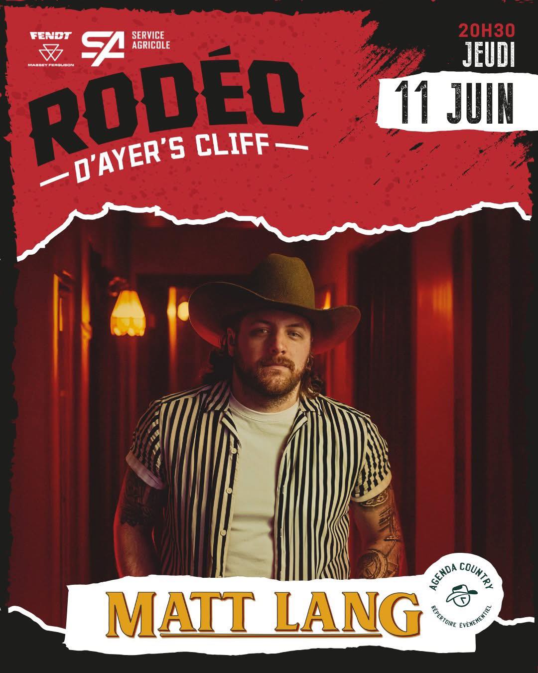 Matt - Ça va brasser dans le village d'Ayer's Cliff le 11 juin! Mets ça ...