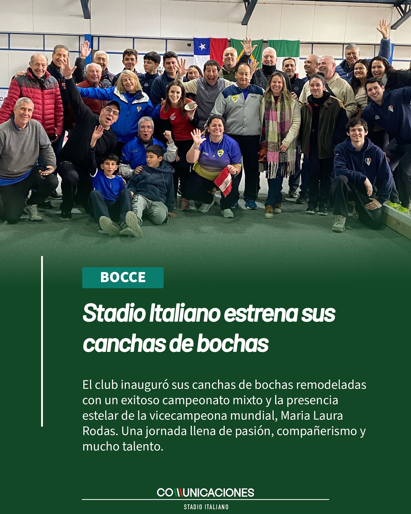 Stadio - 🏟️🎉 El club inauguró las canchas de bochas remodeladas con un ...