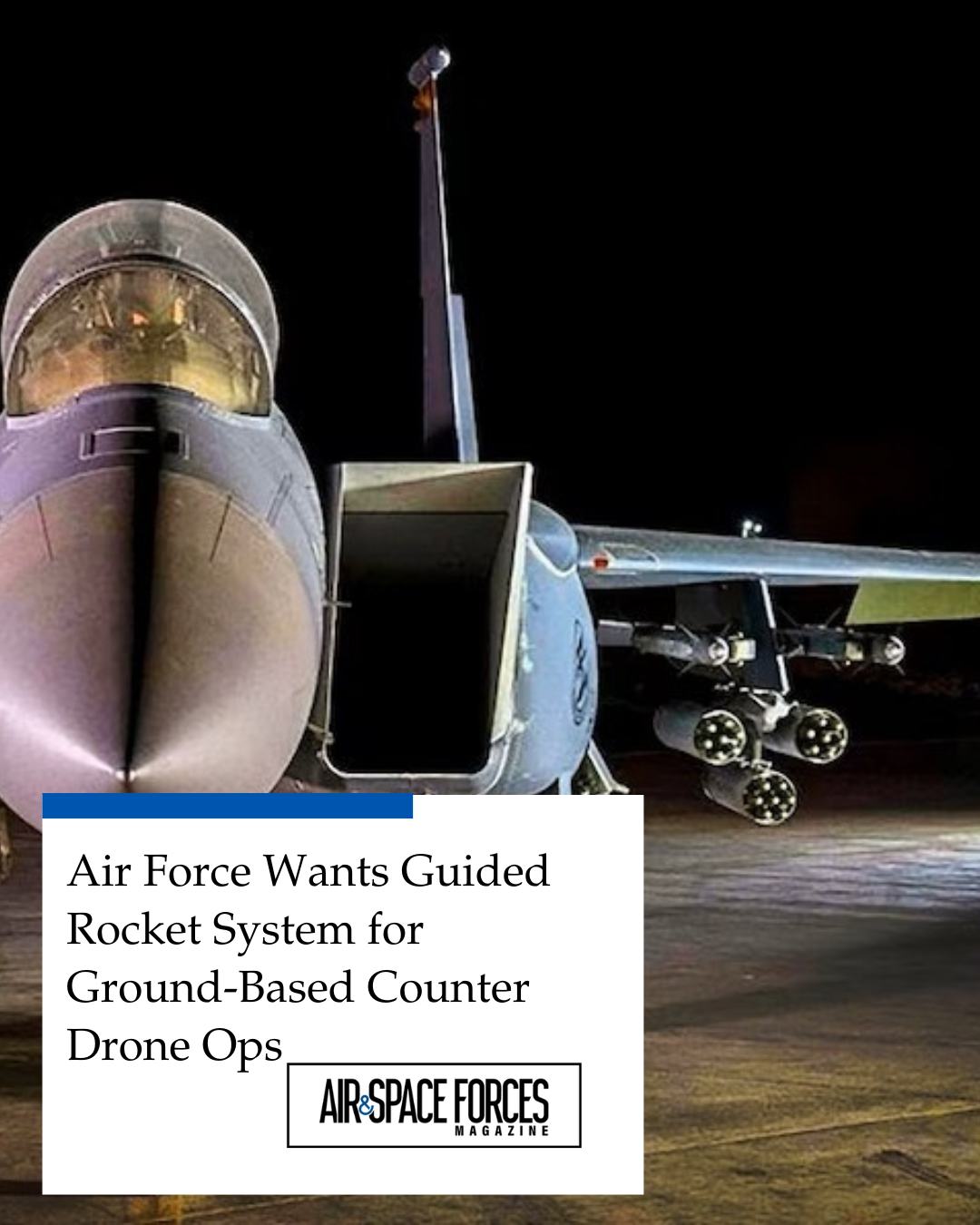 Air - The Air Force Counter Small Unmanned Aircraft Systems branch is ...