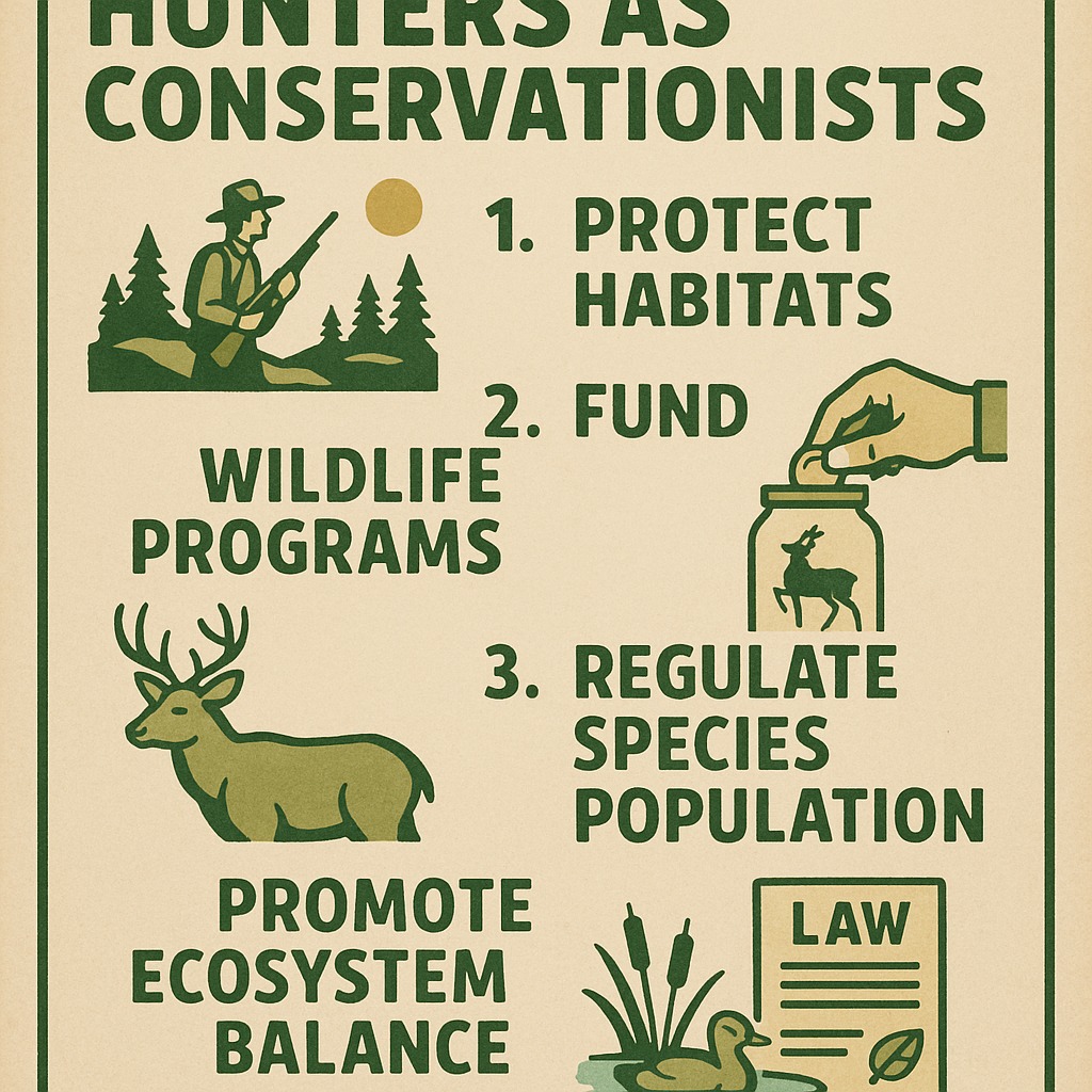 Hunter's - Hunters play a vital role in conservation. They protect ...