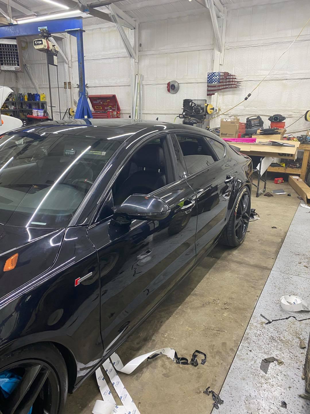 A chrome delete on a Audi, one little... - Lux Auto Restyling