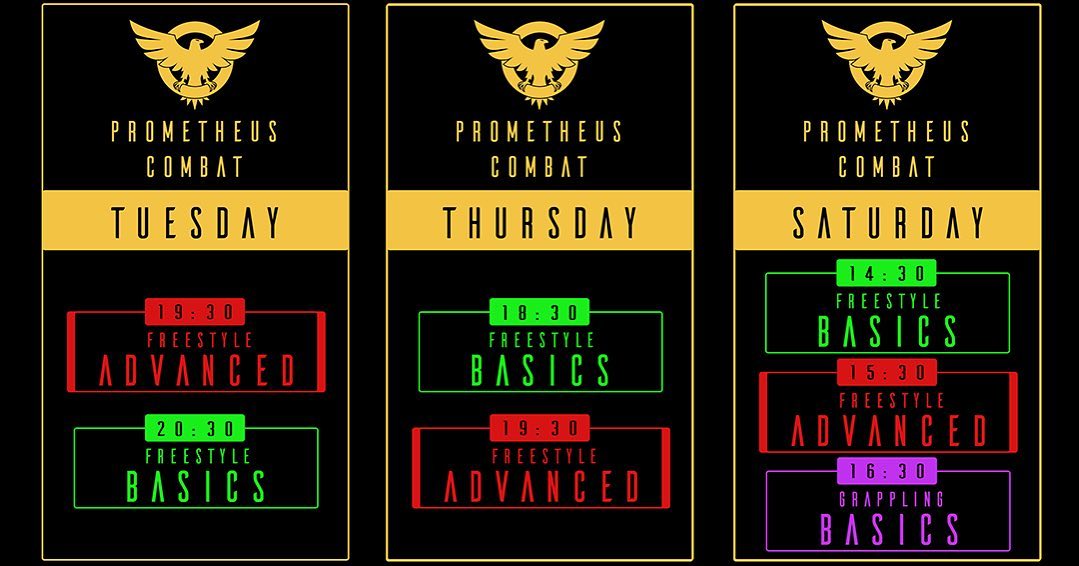 Saturdays are about to get busier:... - Prometheus Combat | Facebook